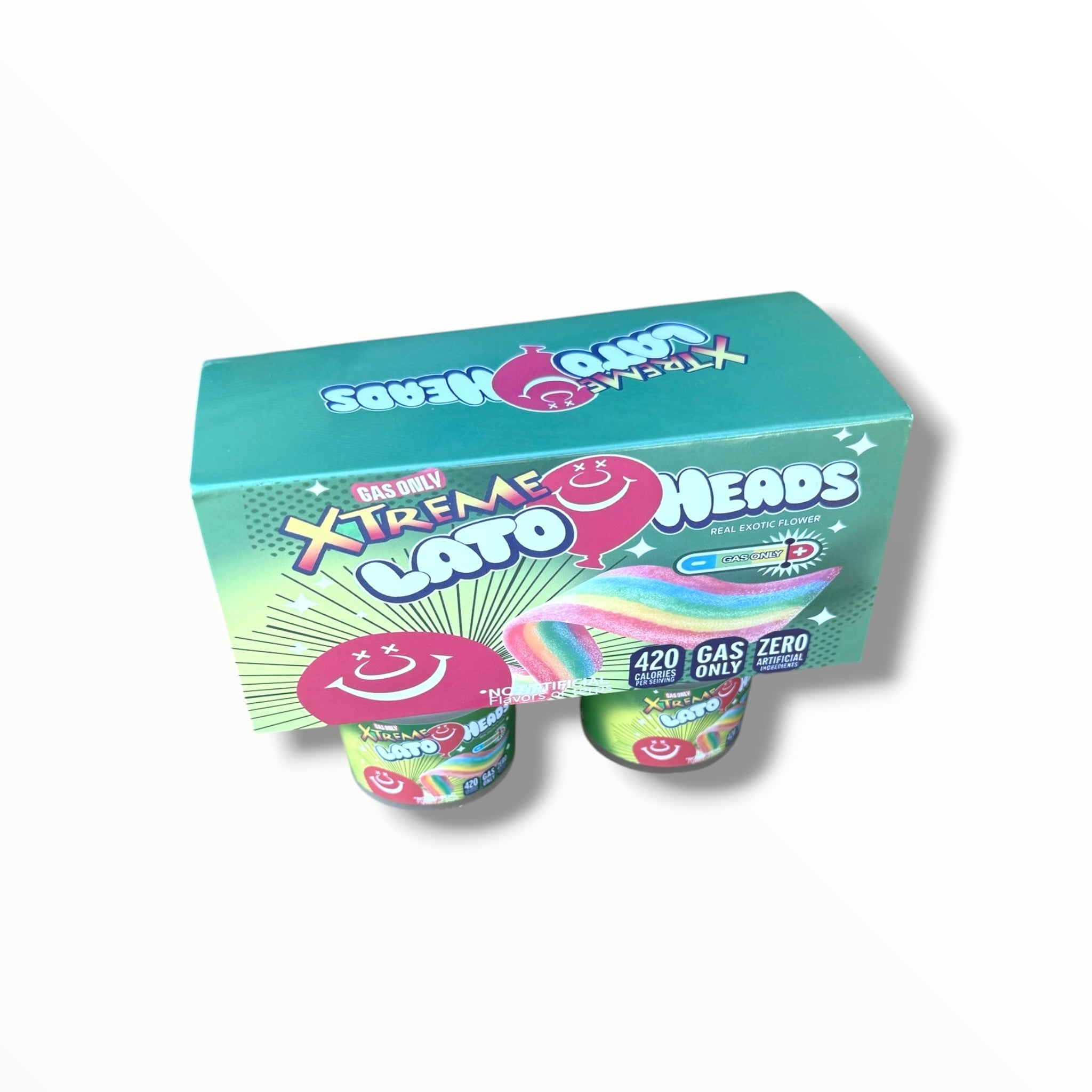 Ice Cream Style 3.5G Plastic Jars with Display Boxes – Packaging Only