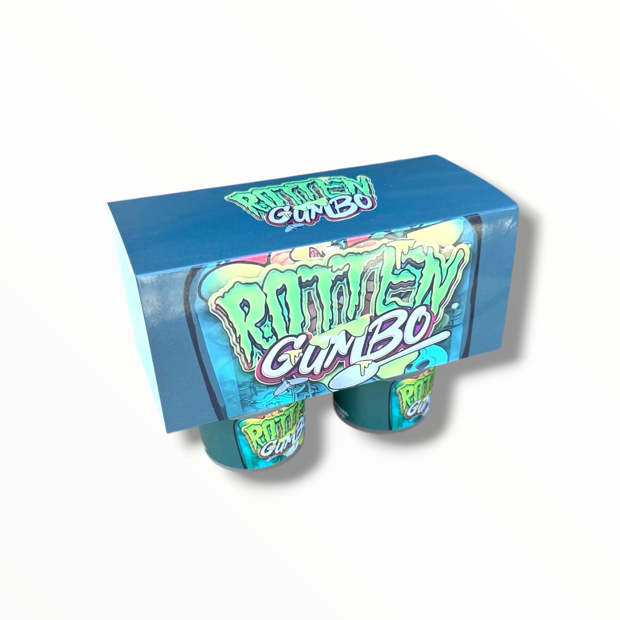 Ice Cream Style 3.5G Plastic Jars with Display Boxes – Packaging Only