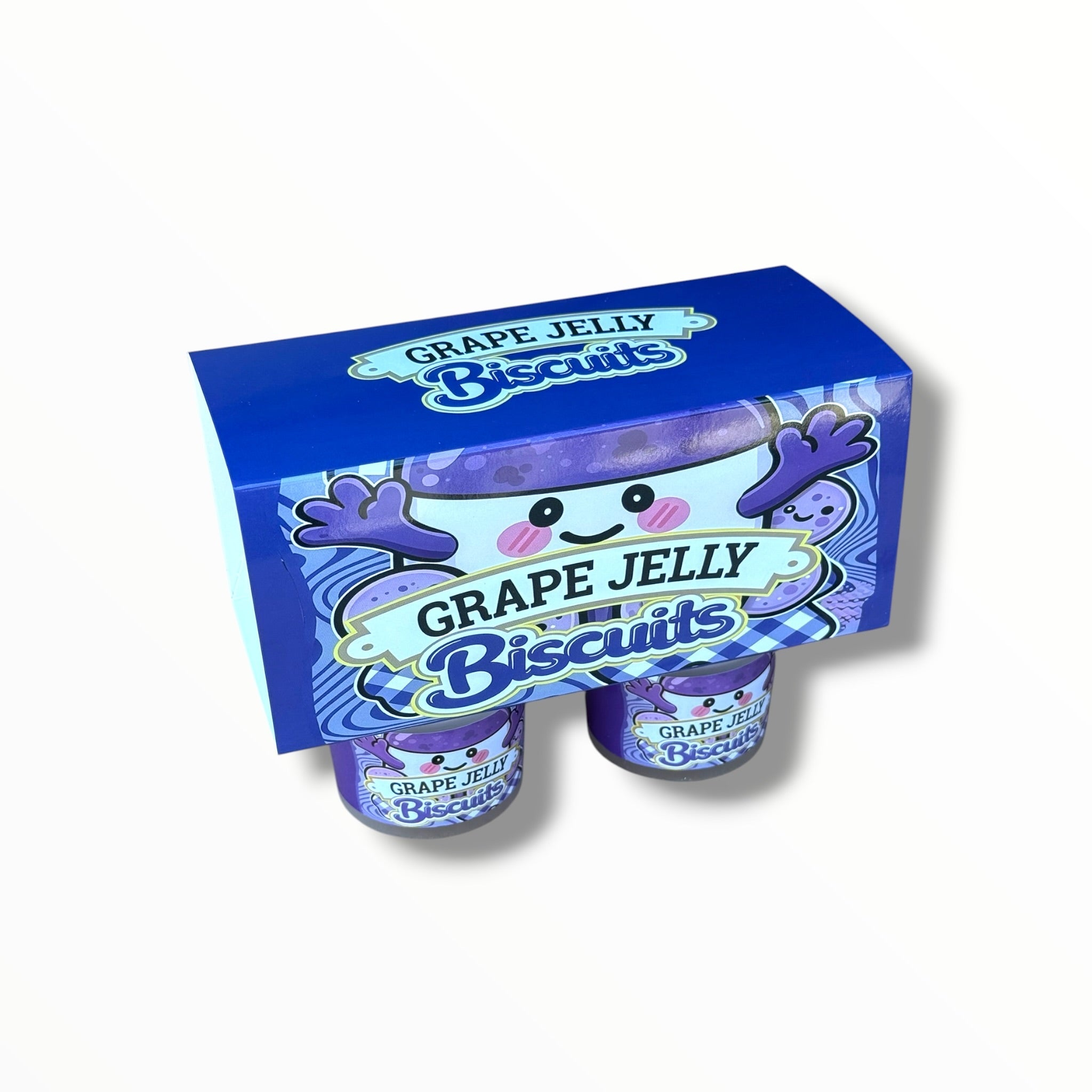 Ice Cream Style 3.5G Plastic Jars with Display Boxes – Packaging Only