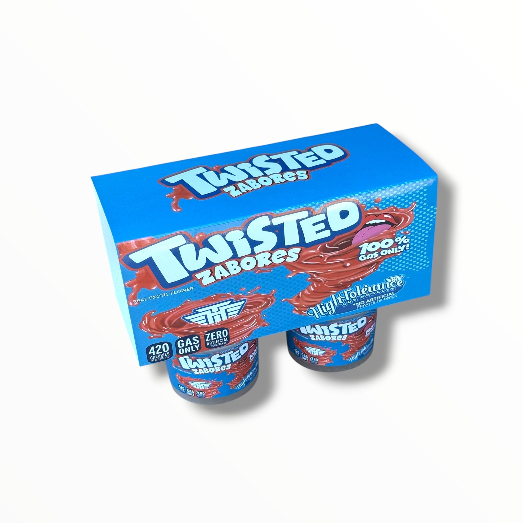 Ice Cream Style 3.5G Plastic Jars with Display Boxes – Packaging Only