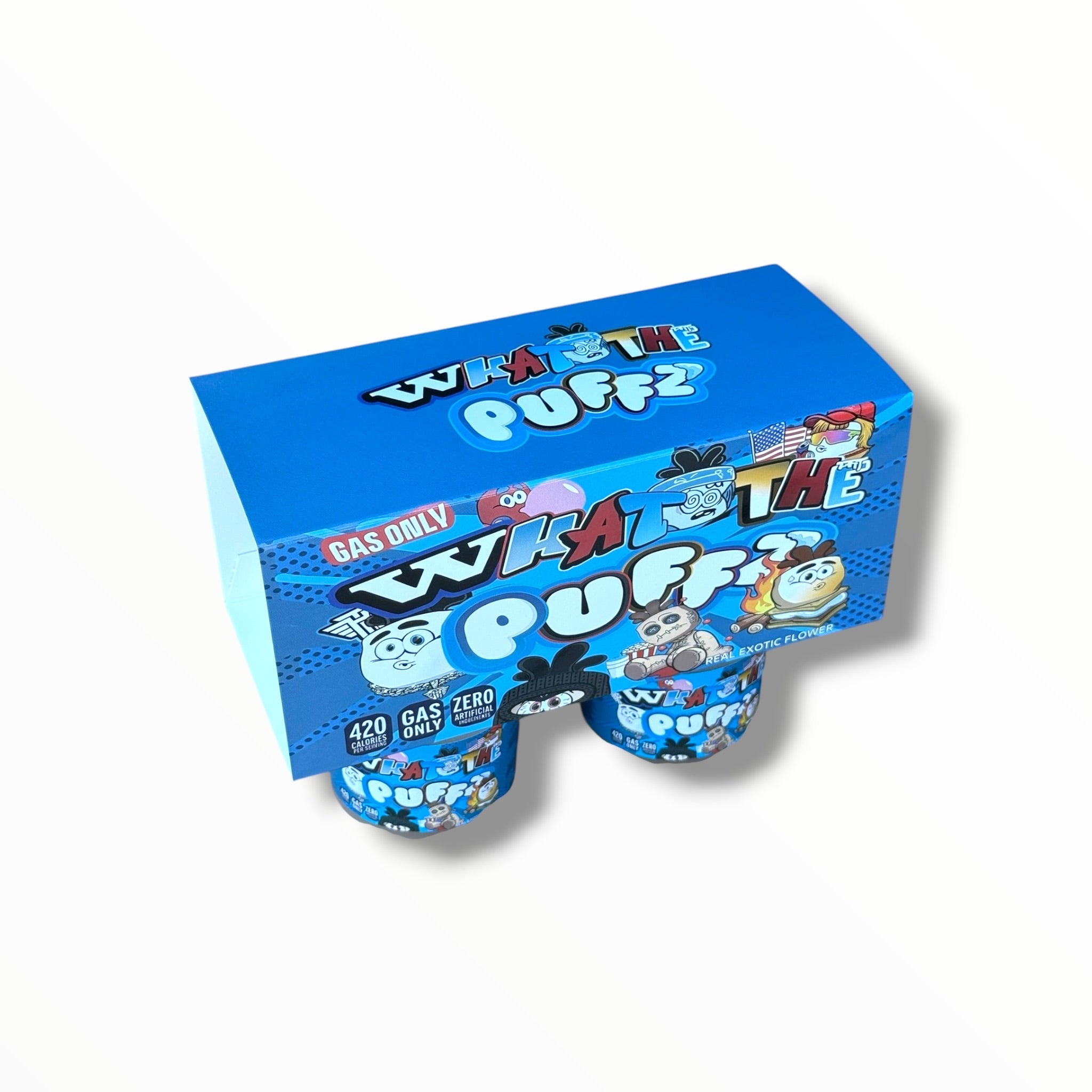 Ice Cream Style 3.5G Plastic Jars with Display Boxes – Packaging Only