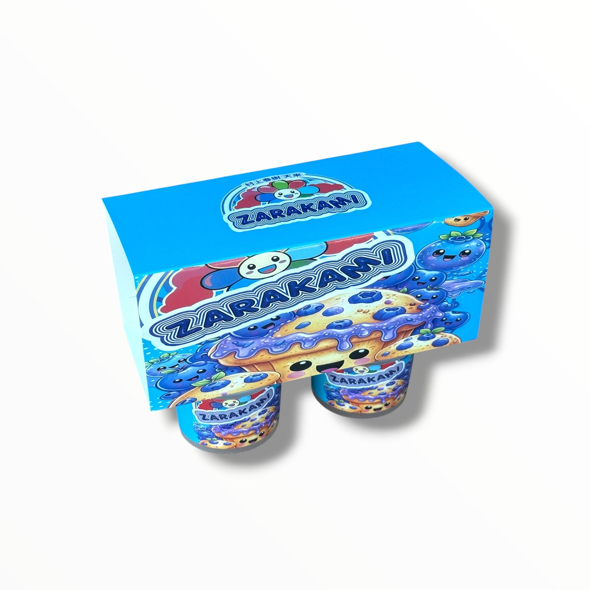 Ice Cream Style 3.5G Plastic Jars with Display Boxes – Packaging Only