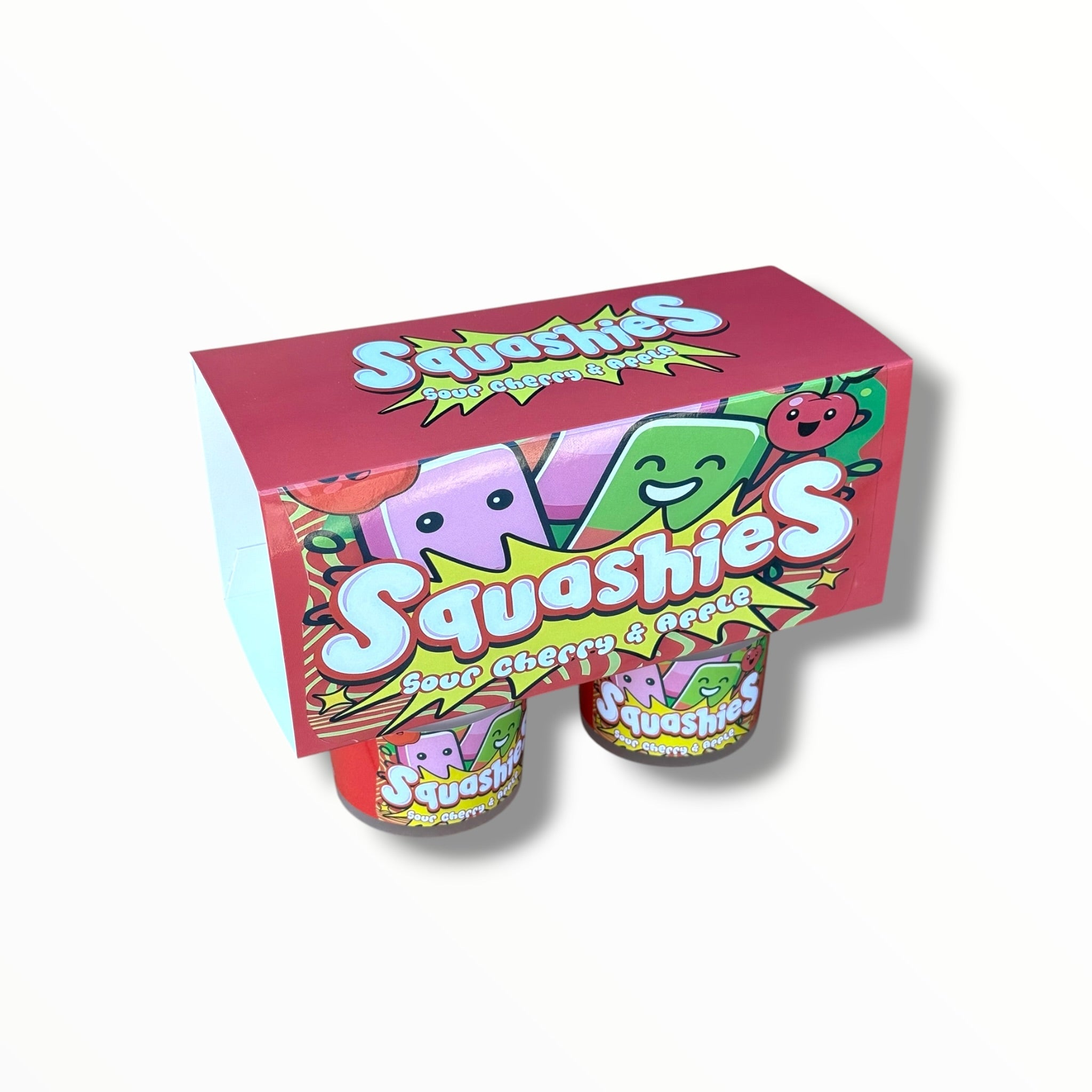 Ice Cream Style 3.5G Plastic Jars with Display Boxes – Packaging Only