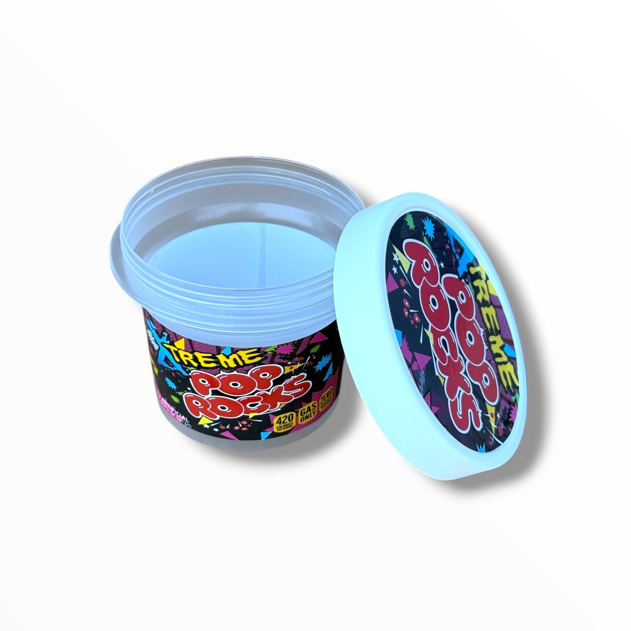 Ice Cream Style 3.5G Plastic Jars with Display Boxes – Packaging Only