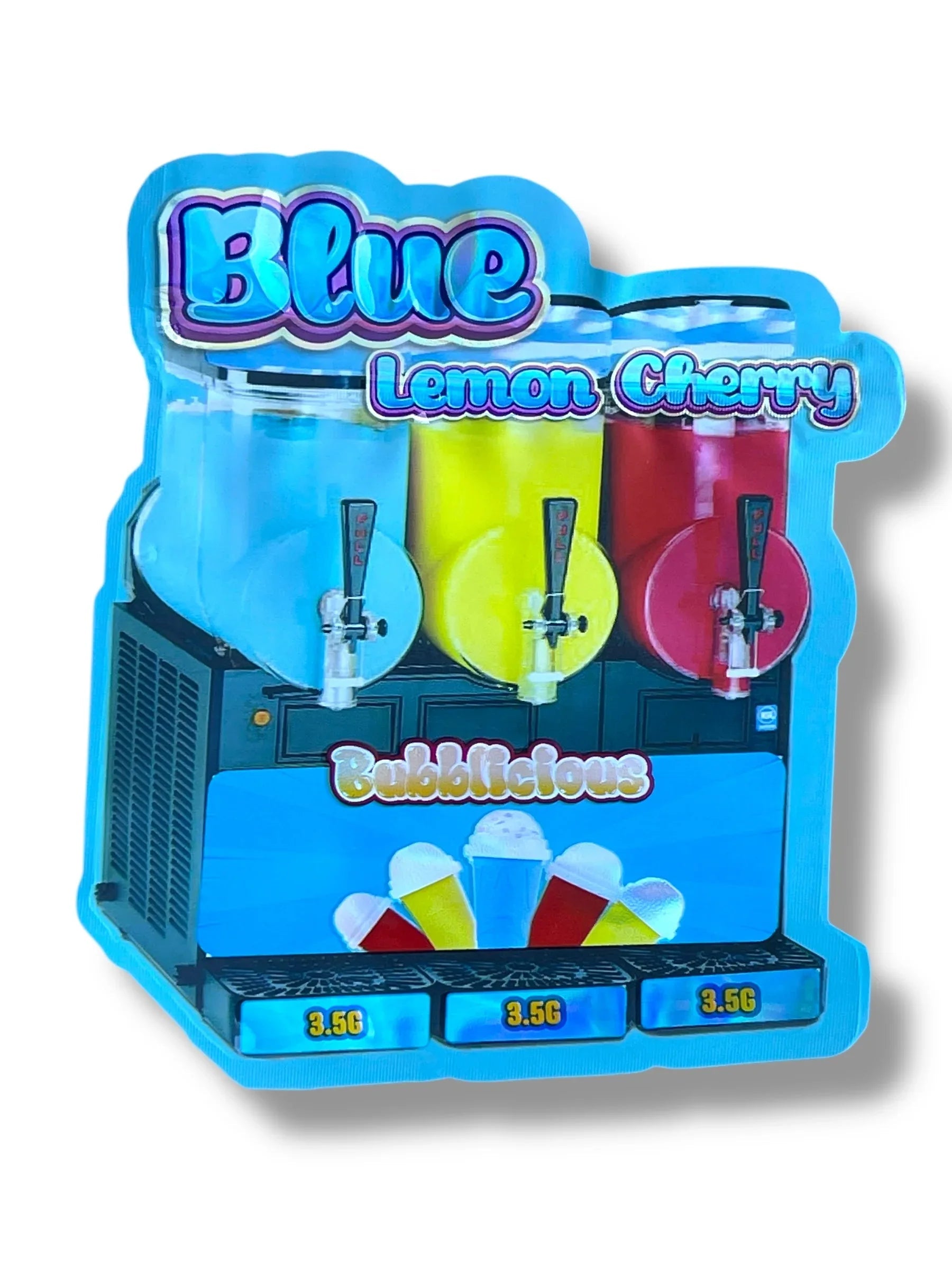 Blue Lemon Cherry Mylar Bag 3.5g shape bag - Black Unicorn Hub