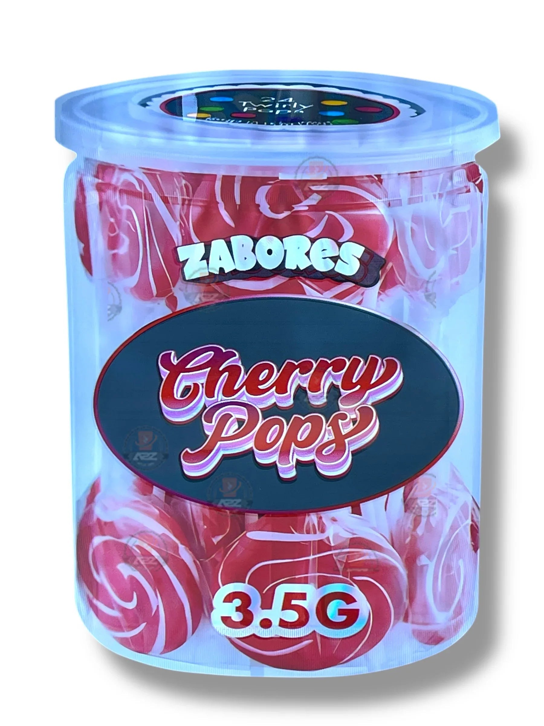 Zabores Cherry Pops Mylar Bag 3.5g shape bag - Black Unicorn Hub