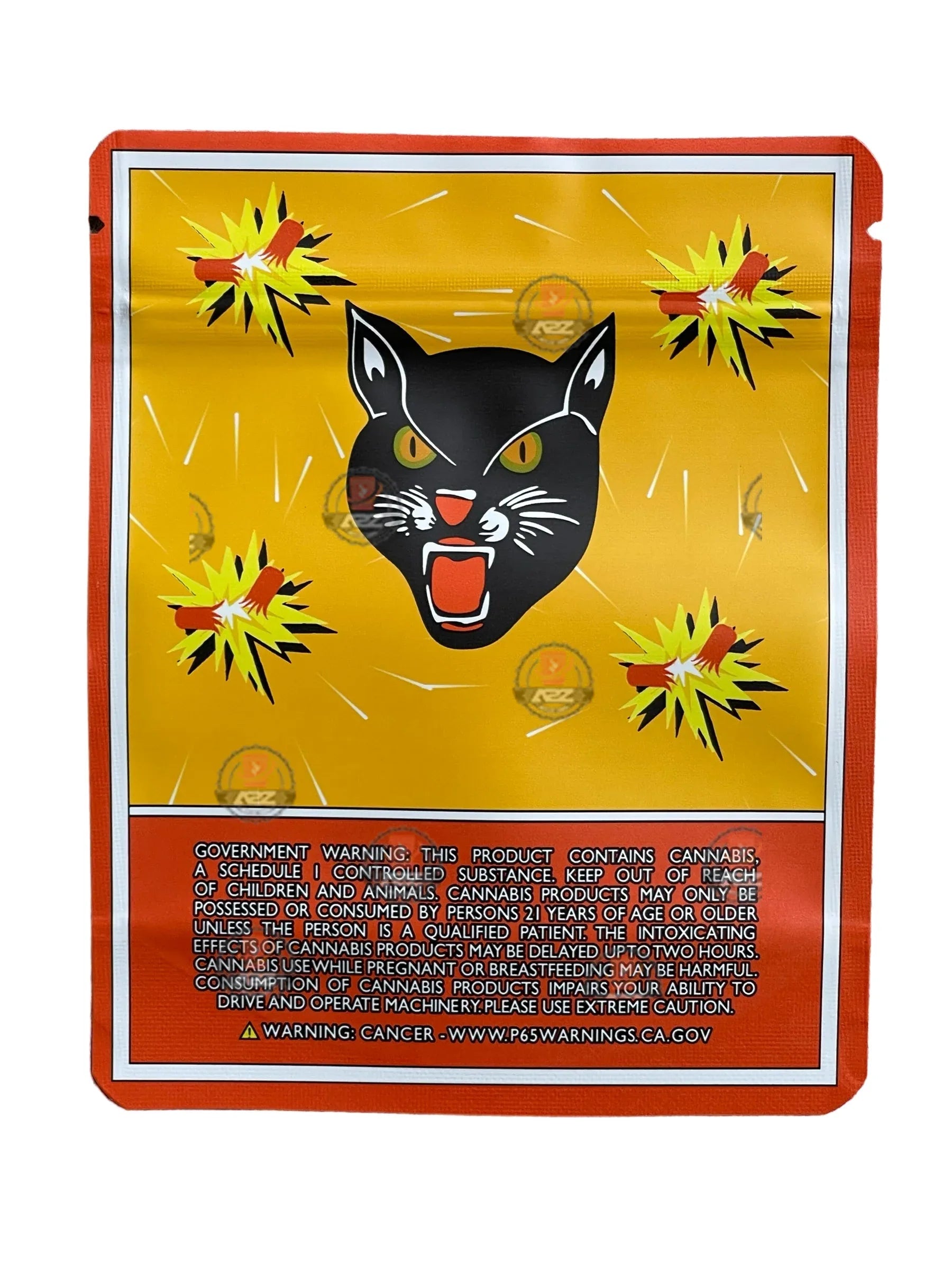 Fire Crackers Mylar Bags 3.5g Bays Finest Deep in the bag - Black Unicorn Hub