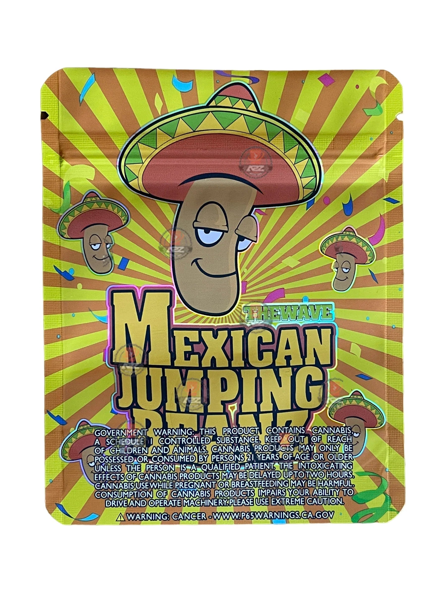 Mexican Jumping Beans Mylar Bags 3.5g The Wave - Black Unicorn Hub