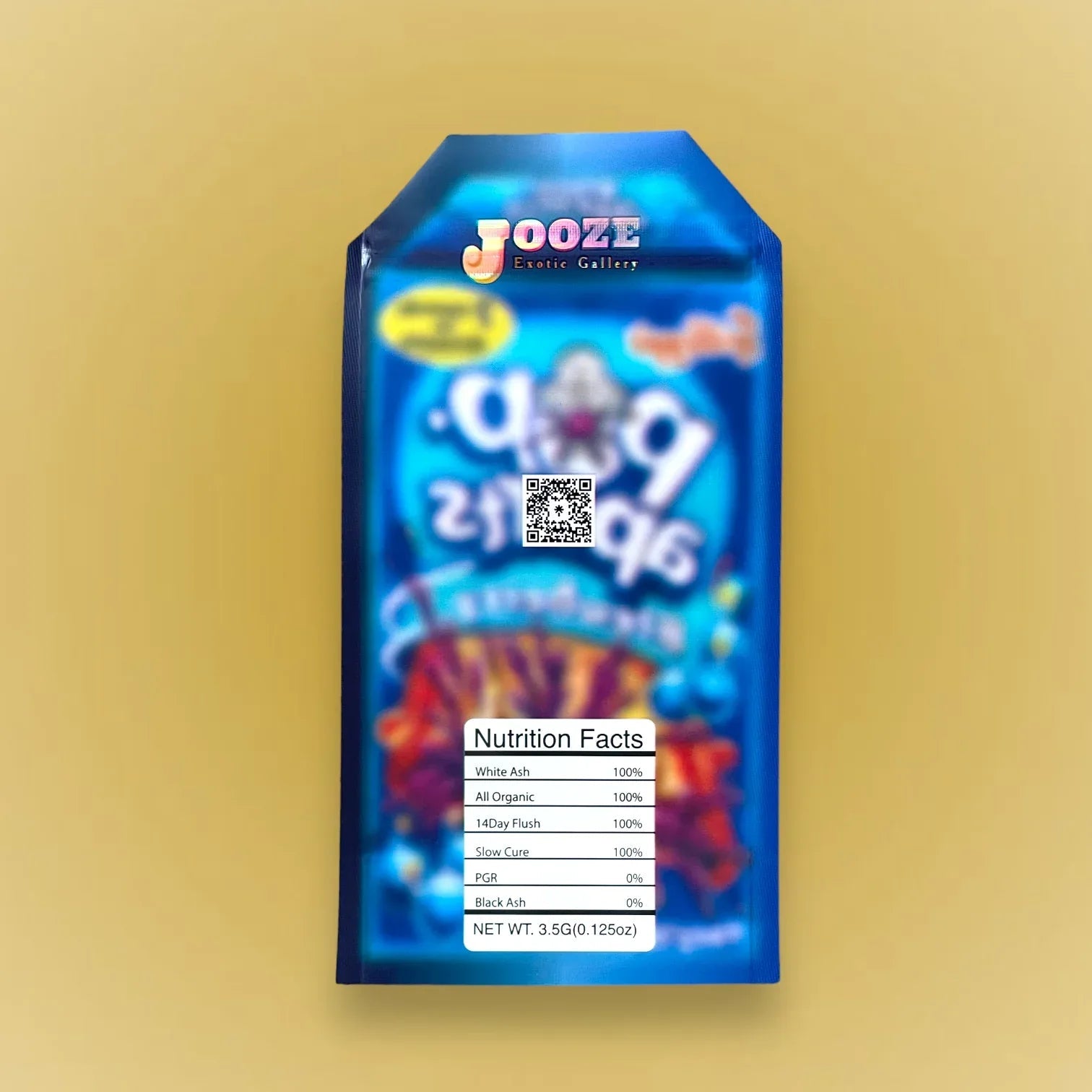 Pop Aparts Blewberry 3.5G Mylar Bags-Jooze Exotic Gallery - Blueberry Cut Out-Holographic - Black Unicorn Hub