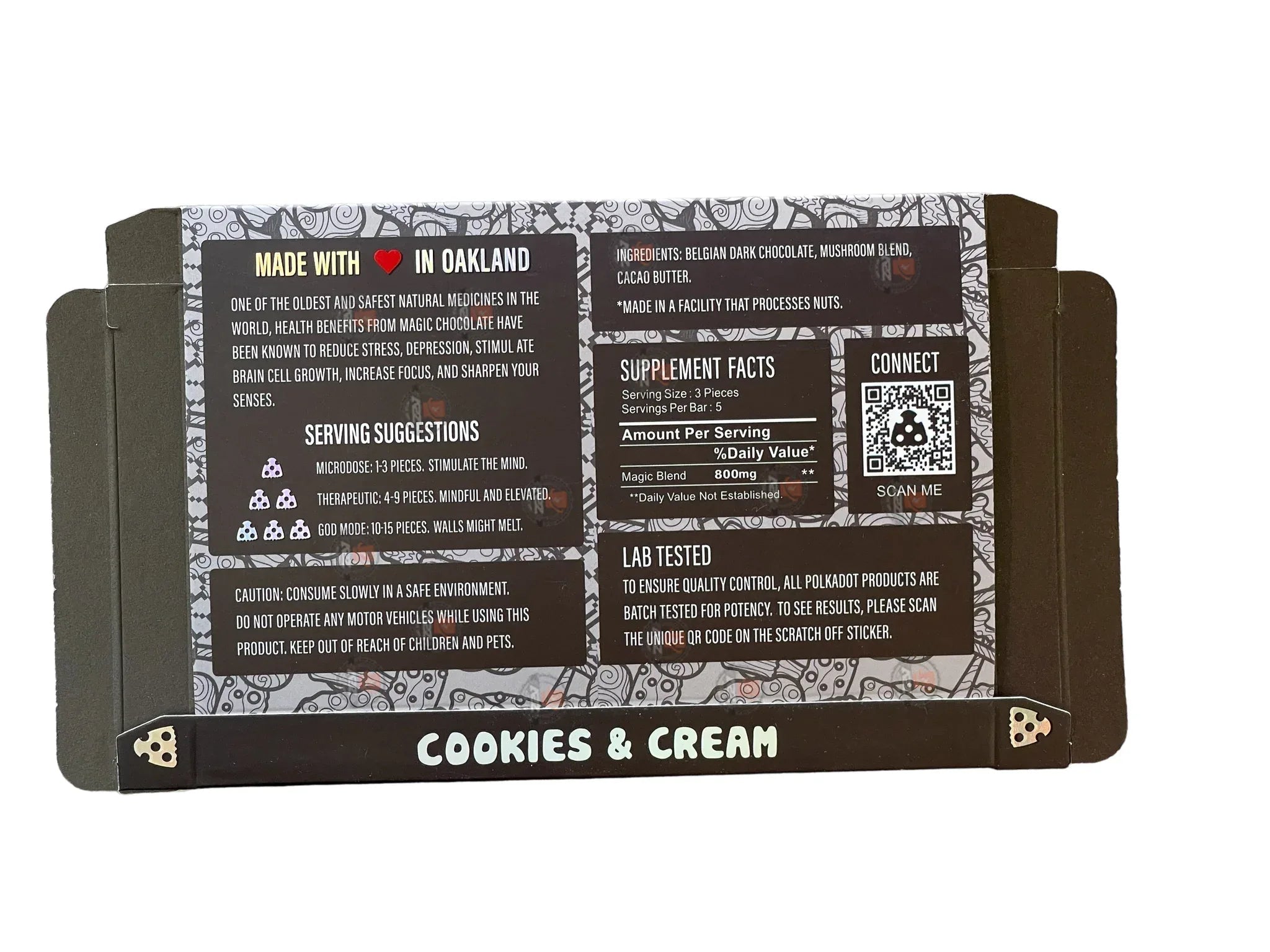 Polkadot Packaging Cookies & Cream (Master Box Included) Packaging Only - Black Unicorn Hub