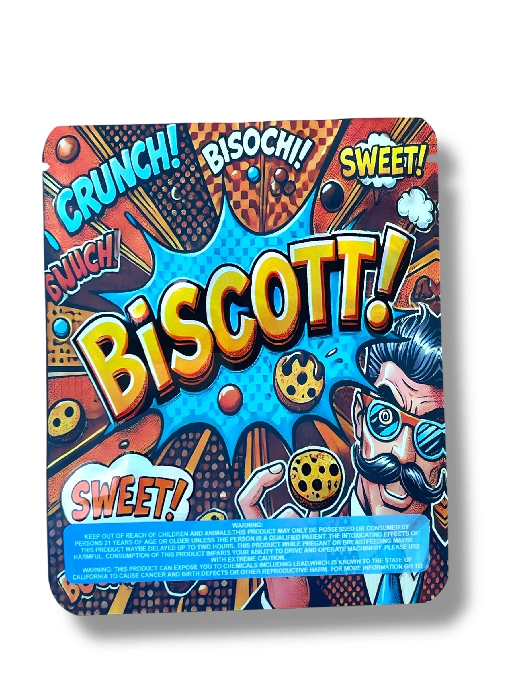 Biscotti 3.5g Mylar Bag- Packaging Only - Black Unicorn Hub