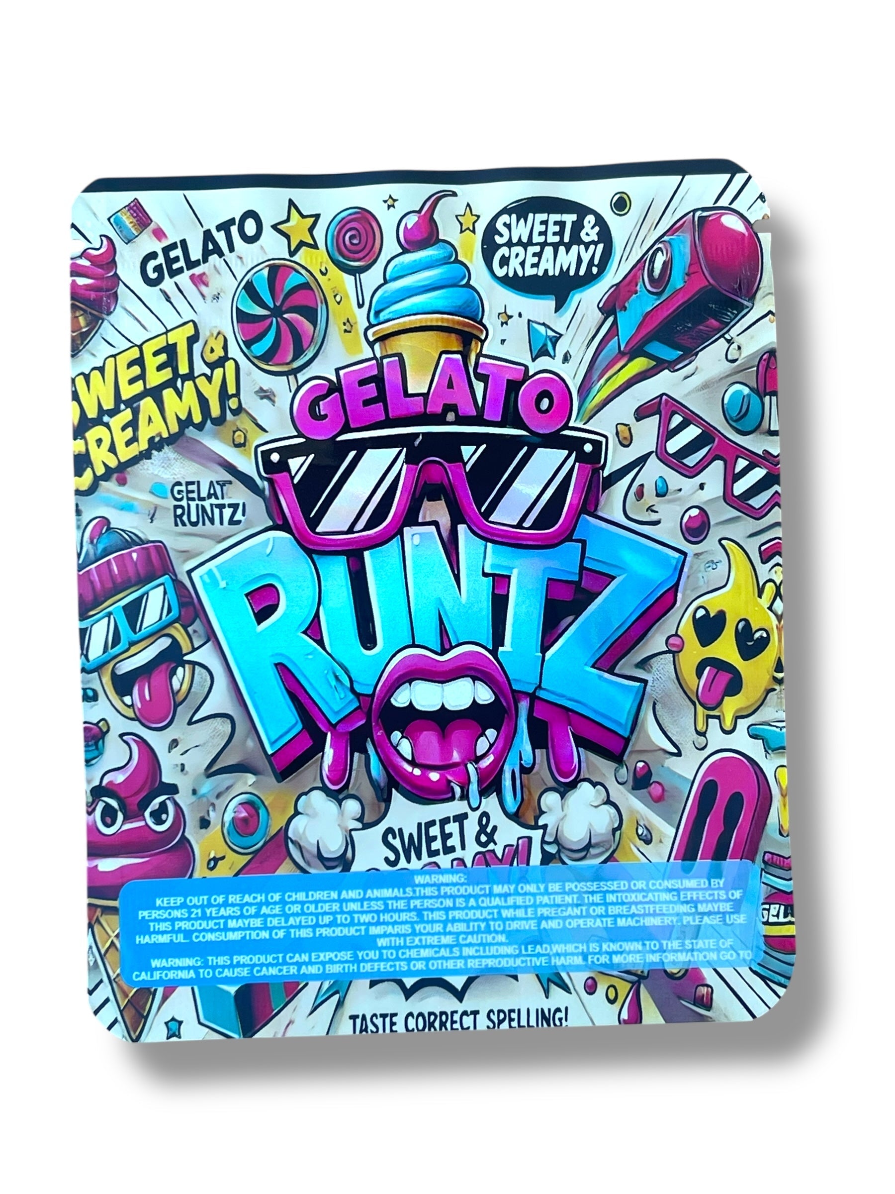 Gelato 3.5g Mylar Bag- Packaging Only