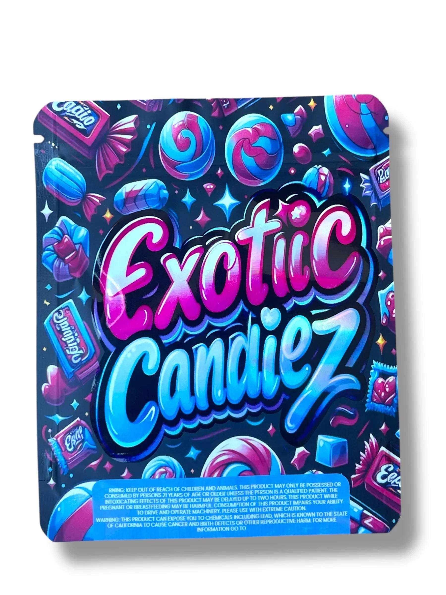 Exotic Candiez 3.5g Mylar Bag- Packaging Only - Black Unicorn Hub