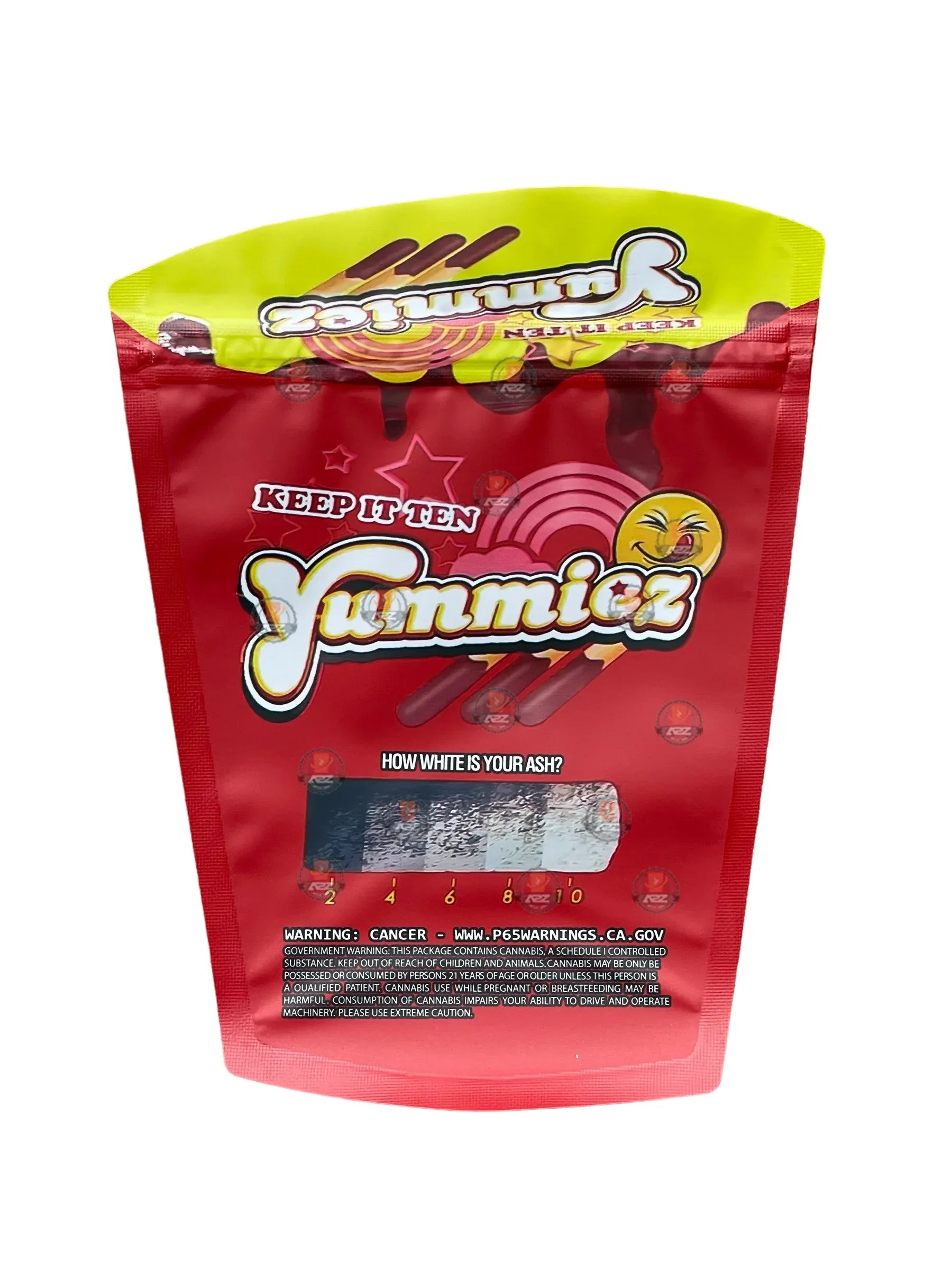 Yummiez 3.5g Mylar Bag Cut Out-The Ten - Black Unicorn Hub