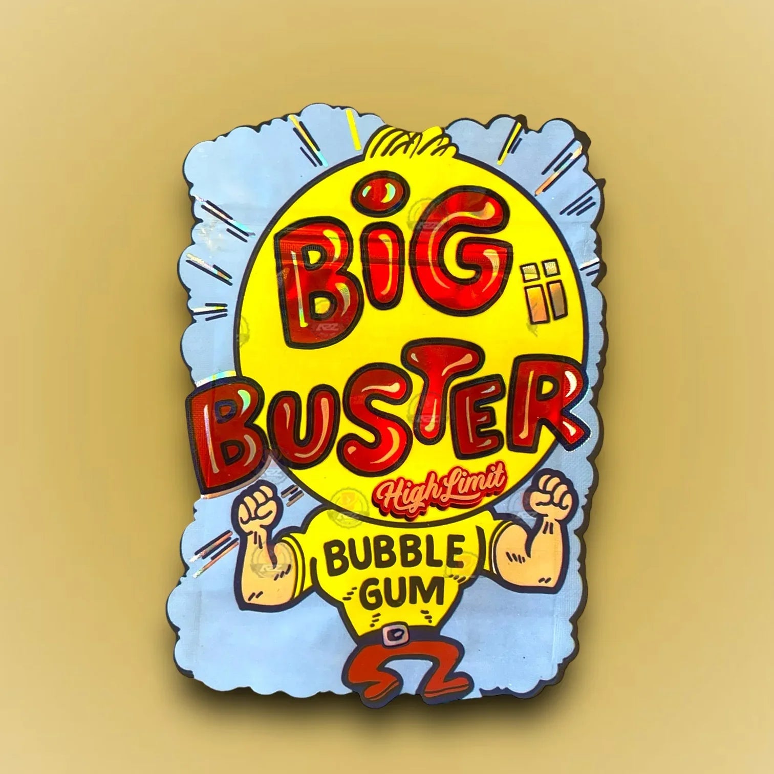 Big Buster Bubblegum 3.5G Mylar Bags-High Limit - Black Unicorn Hub