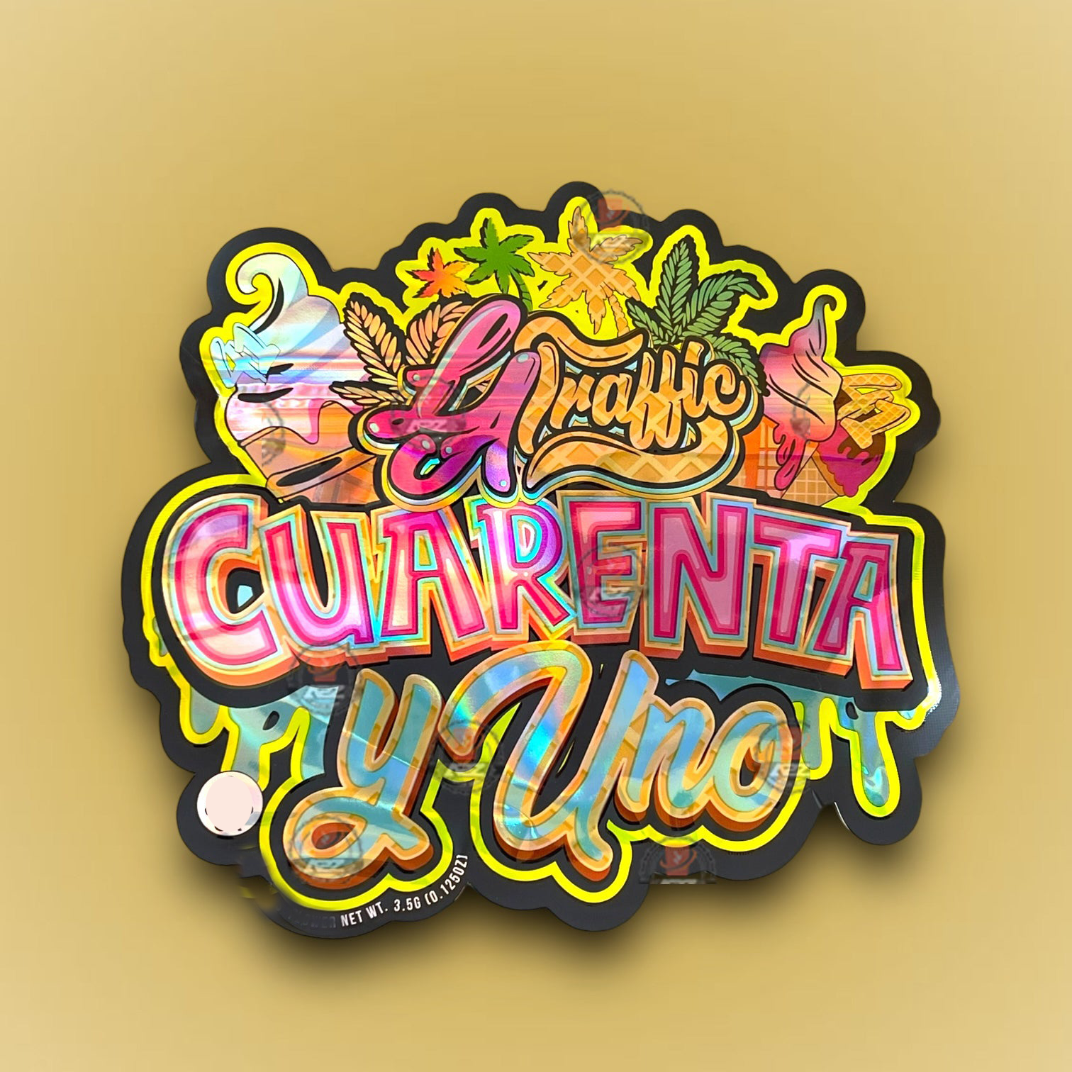 LA Traffic Cuarenta Y Uno 3.5G Mylar Bag 41