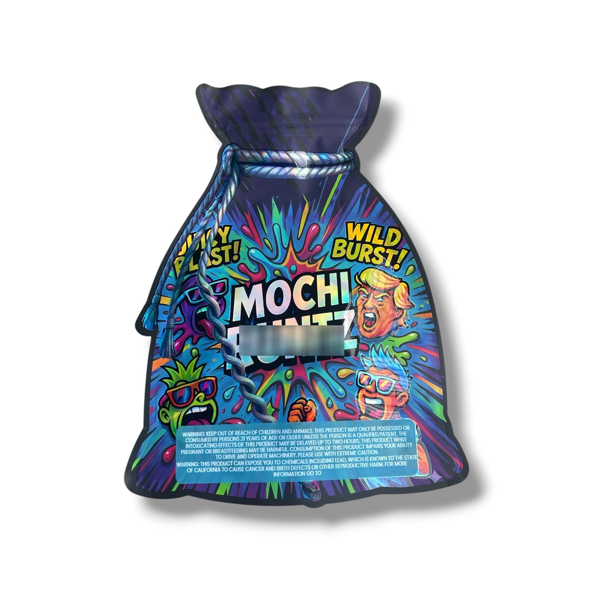 Mochi Runtz 1 OZ 28G empty Mylar bag 1 ounce (50 Count)