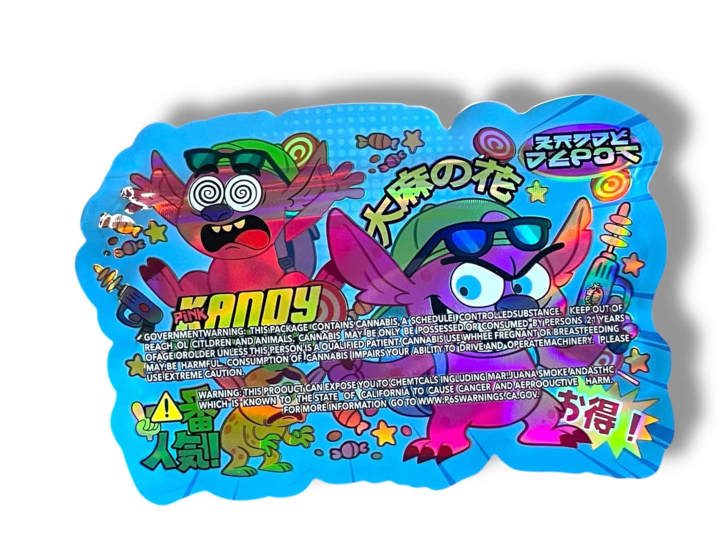 Kandy Blasters Mylar Bag 3.5g shape bags Kandy Depot - Black Unicorn Hub