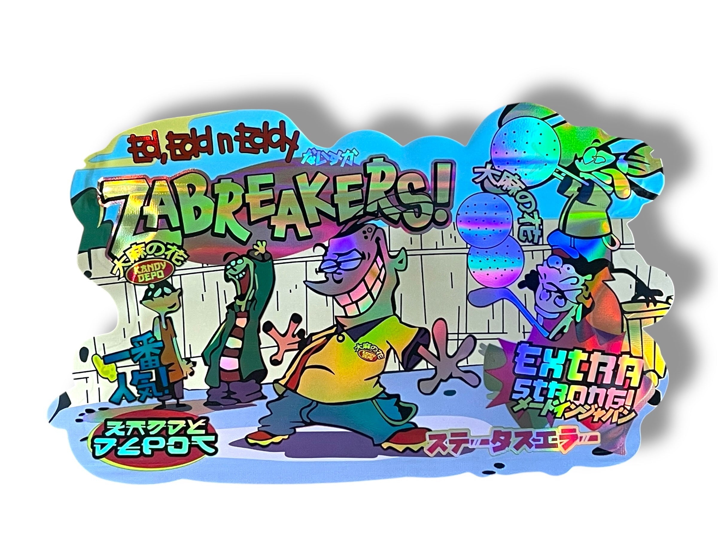 Zabreakers Extra Strong Mylar Bag 3.5g shape bags Kandy Depot