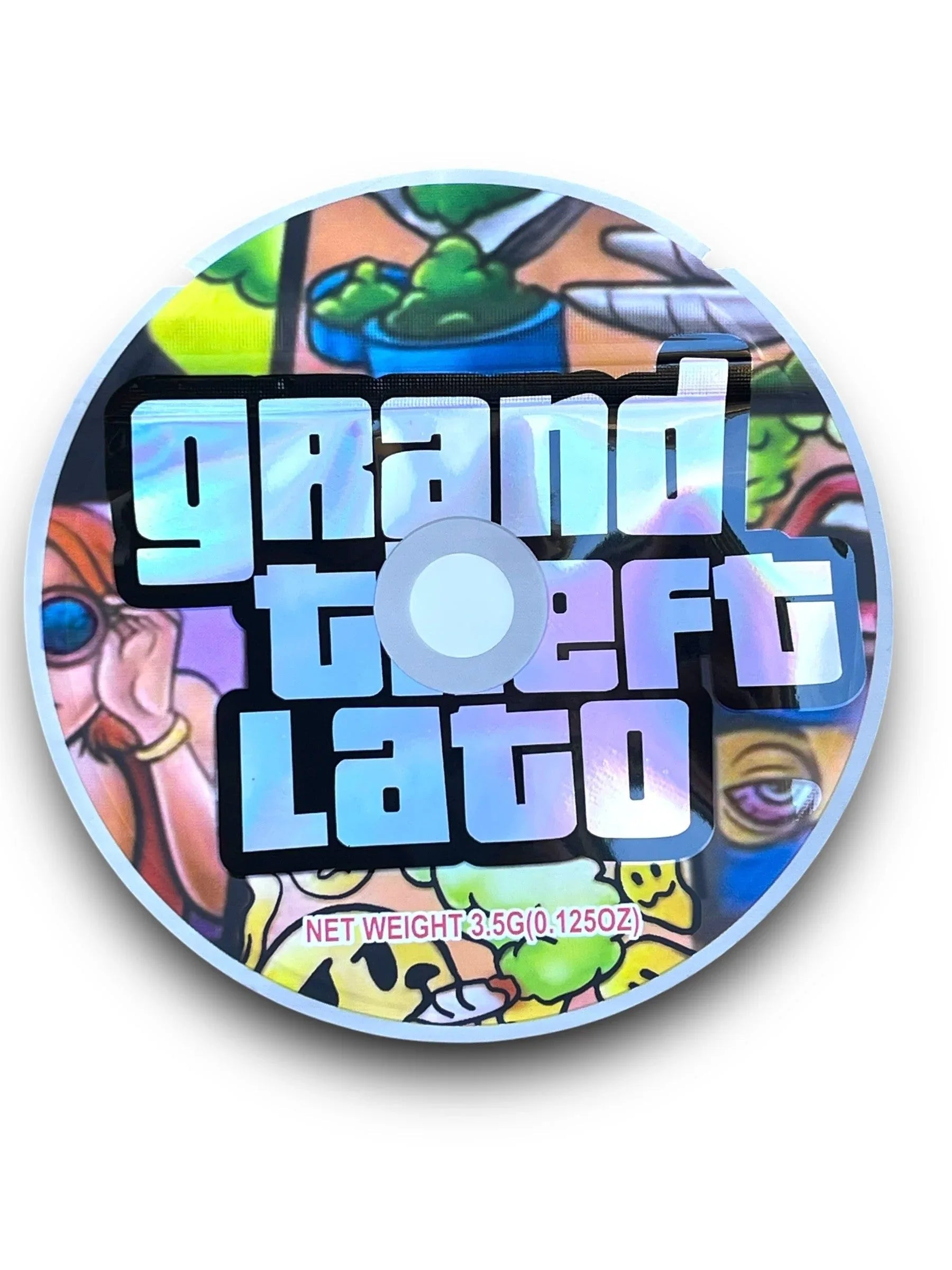 Play Station 2 Grand Theft Lato CD Cases with Mylar bags 3.5g - Black Unicorn Hub