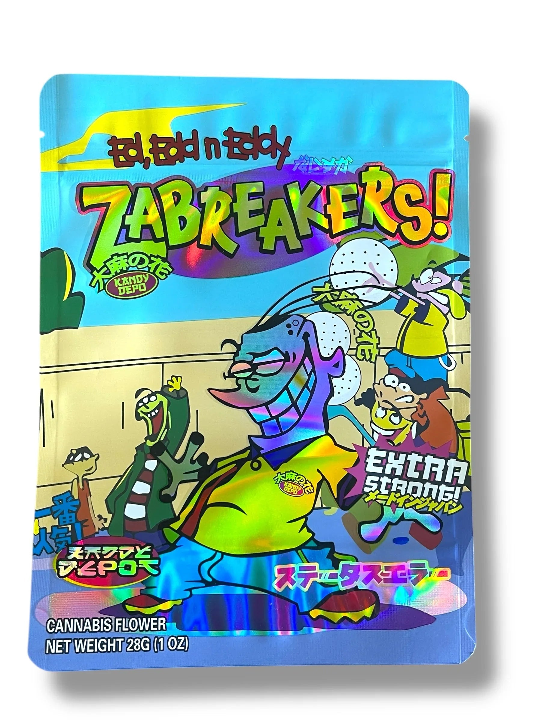Kandy Depo ZaBreakers 1 OZ 28G empty Mylar bag 1 ounce (50 Count) - Black Unicorn Hub