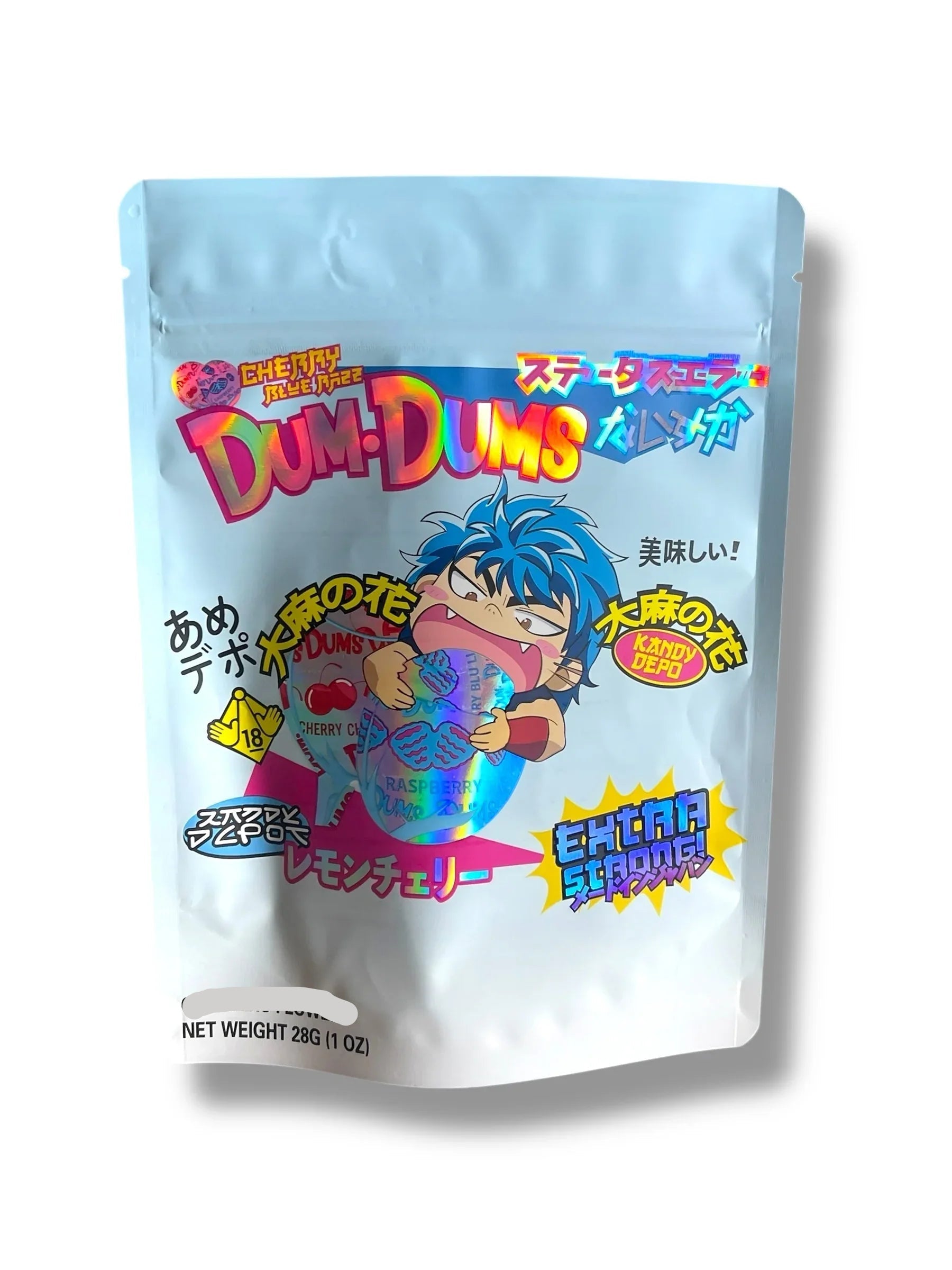 Kandy Depo Dum Dums 1 OZ 28G empty Mylar bag 1 ounce (50 Count)) - Black Unicorn Hub