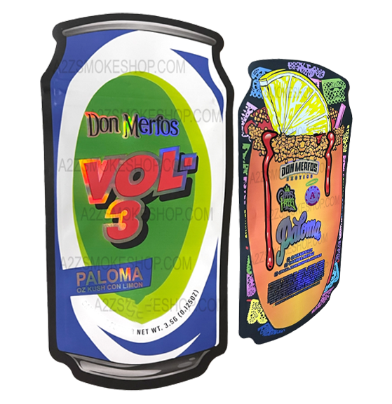 Vol 3 Paloma Don Merfos Cut out bag 3.5g Mylar bag Packaging Only