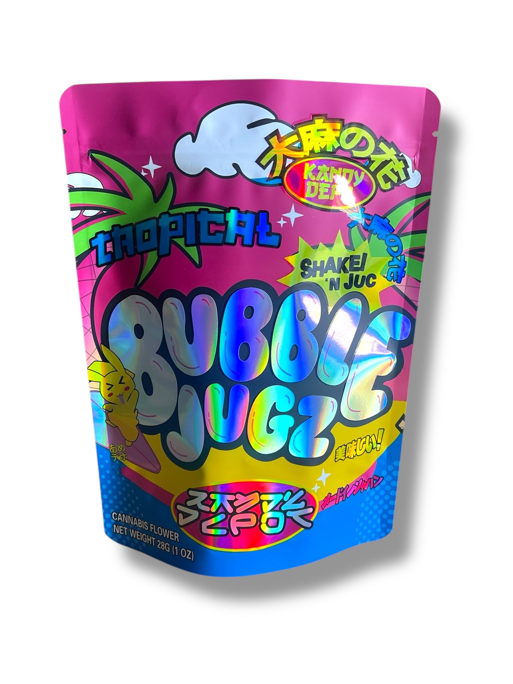 Kandy Depo Bubble Jugz 1 OZ 28G empty Mylar bag 1 ounce (50 Count)