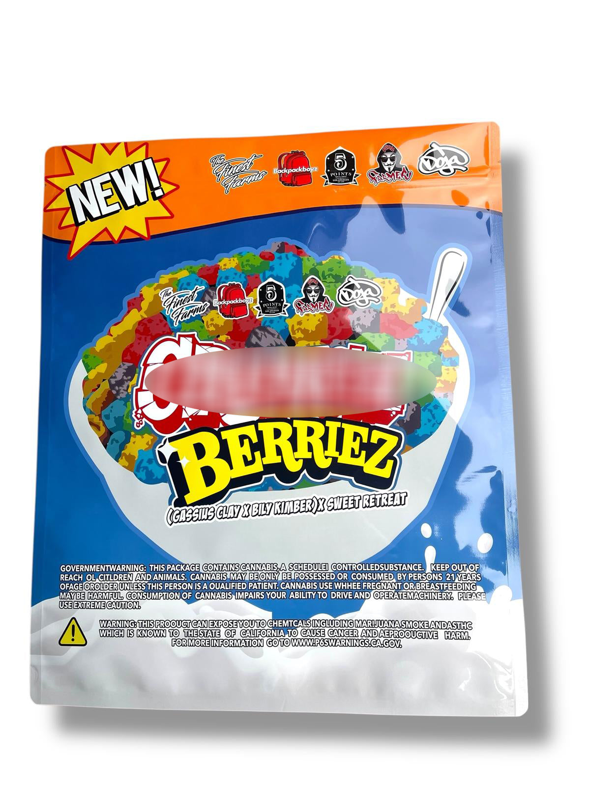 Berries Mylar Bag (Large) 1 LBS - 16OZ (454g)