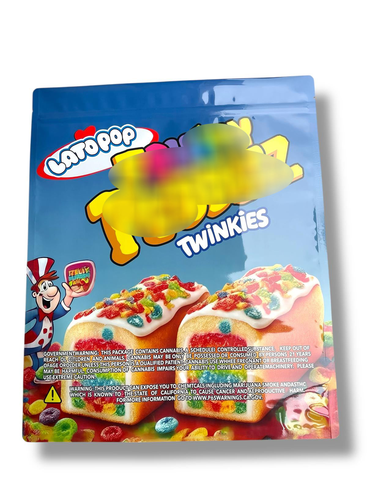 Lato Pop Twinkies Mylar Bag (Large) 1 LBS - 16OZ (454g)