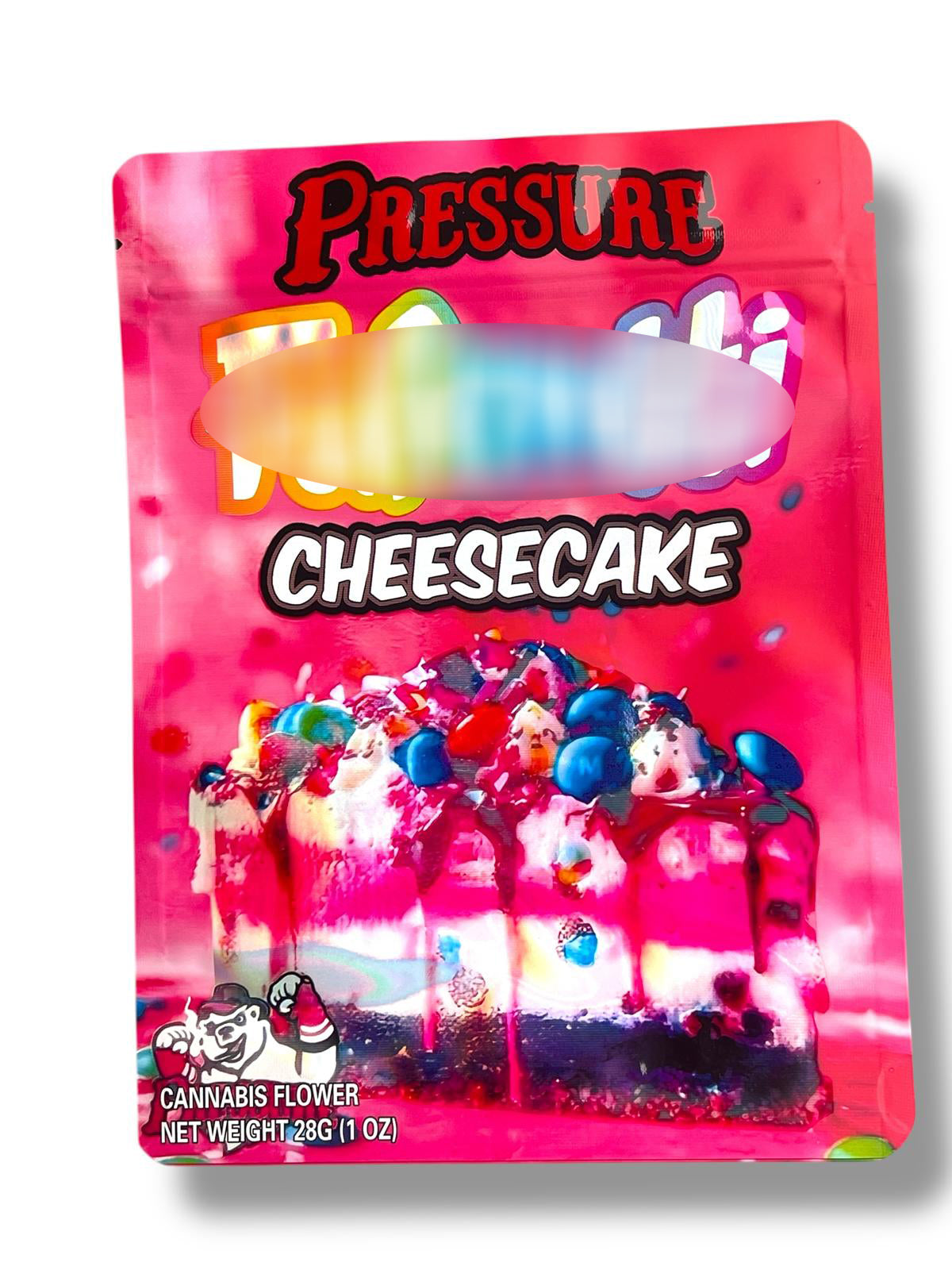Pressure Cheescake 1 OZ 28G empty Mylar bag 1 ounce (50 Count)
