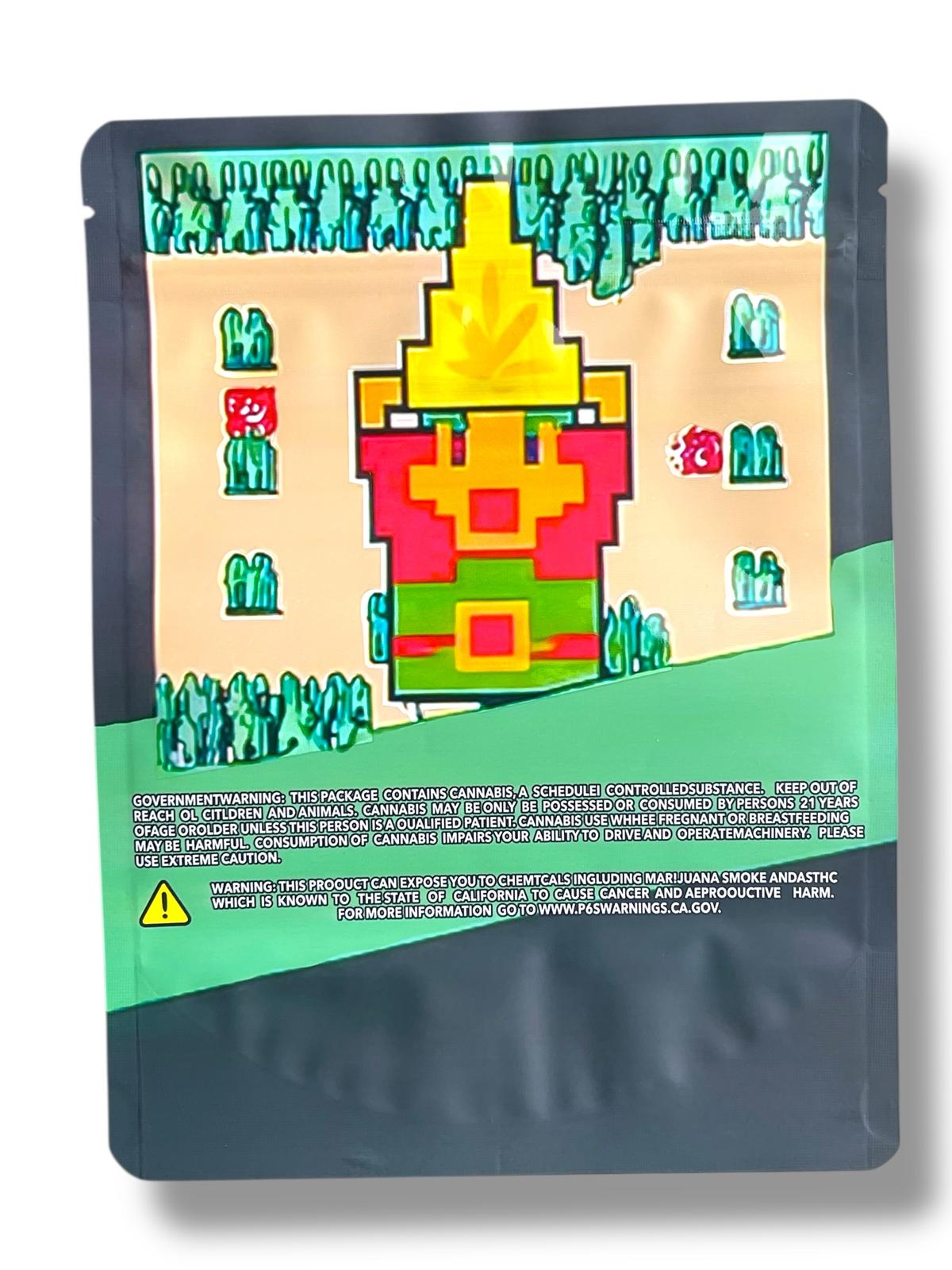 Legend of ZA Pack 1 OZ 28G empty Mylar bag 1 ounce (50 Count) Zatendo