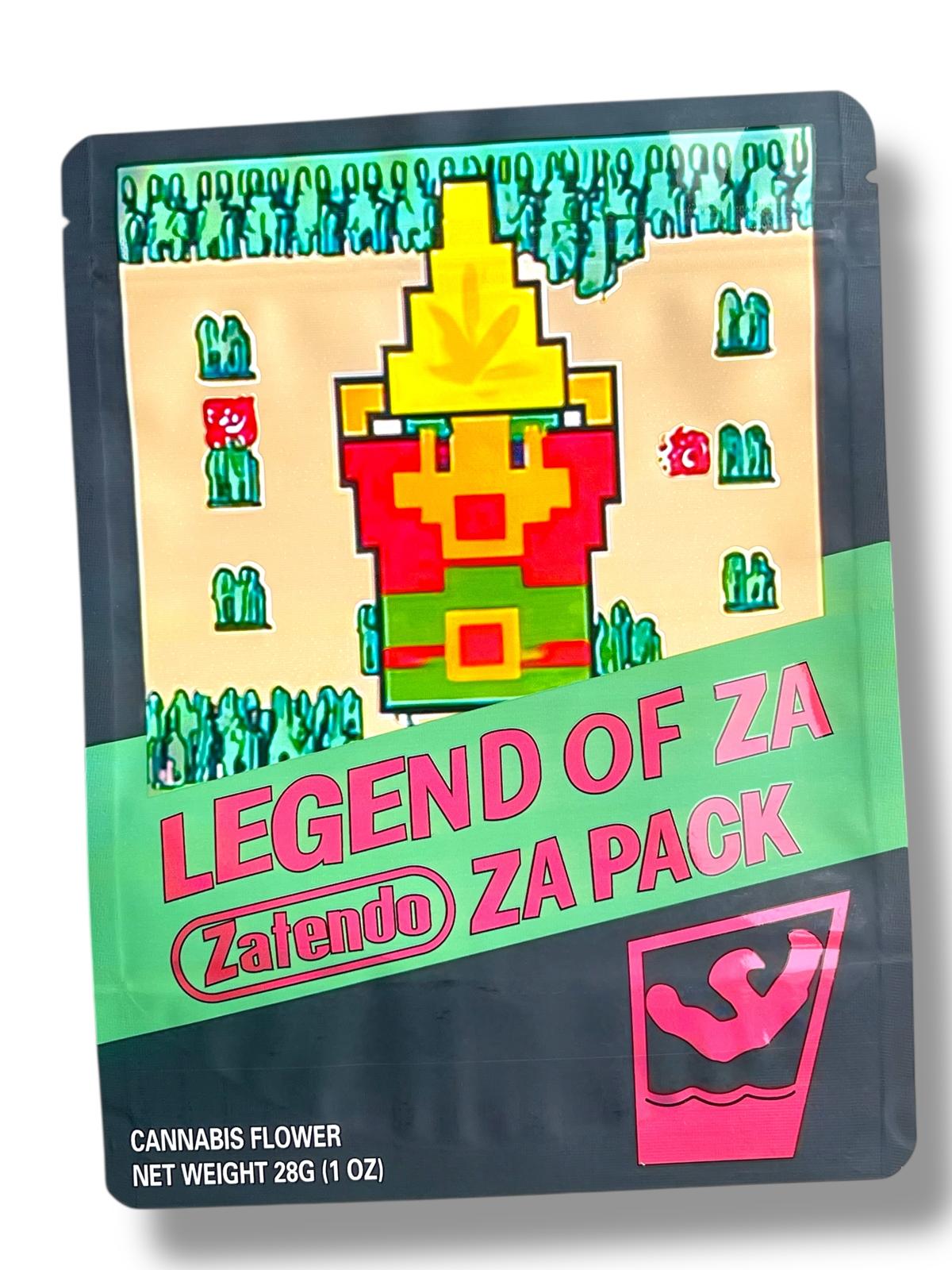 Legend of ZA Pack 1 OZ 28G empty Mylar bag 1 ounce (50 Count) Zatendo