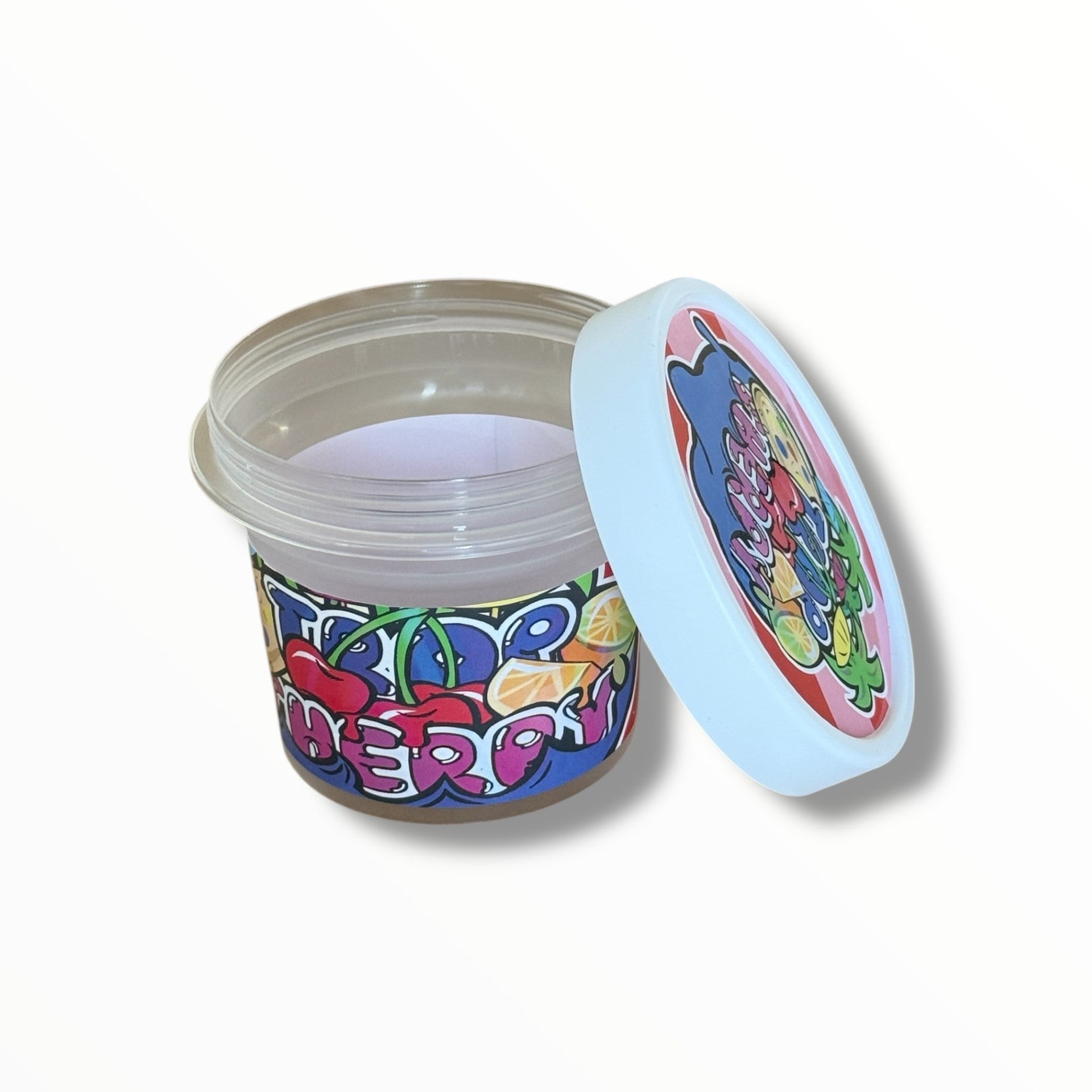 Ice Cream Style 3.5G Plastic Jars with Display Boxes – Packaging Only