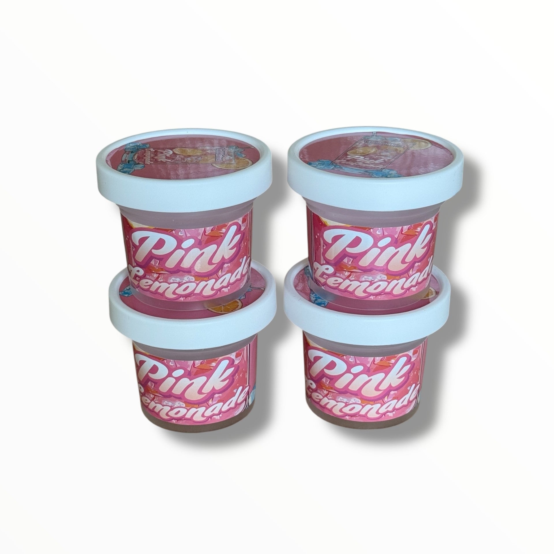 Ice Cream Style 3.5G Plastic Jars with Display Boxes – Packaging Only