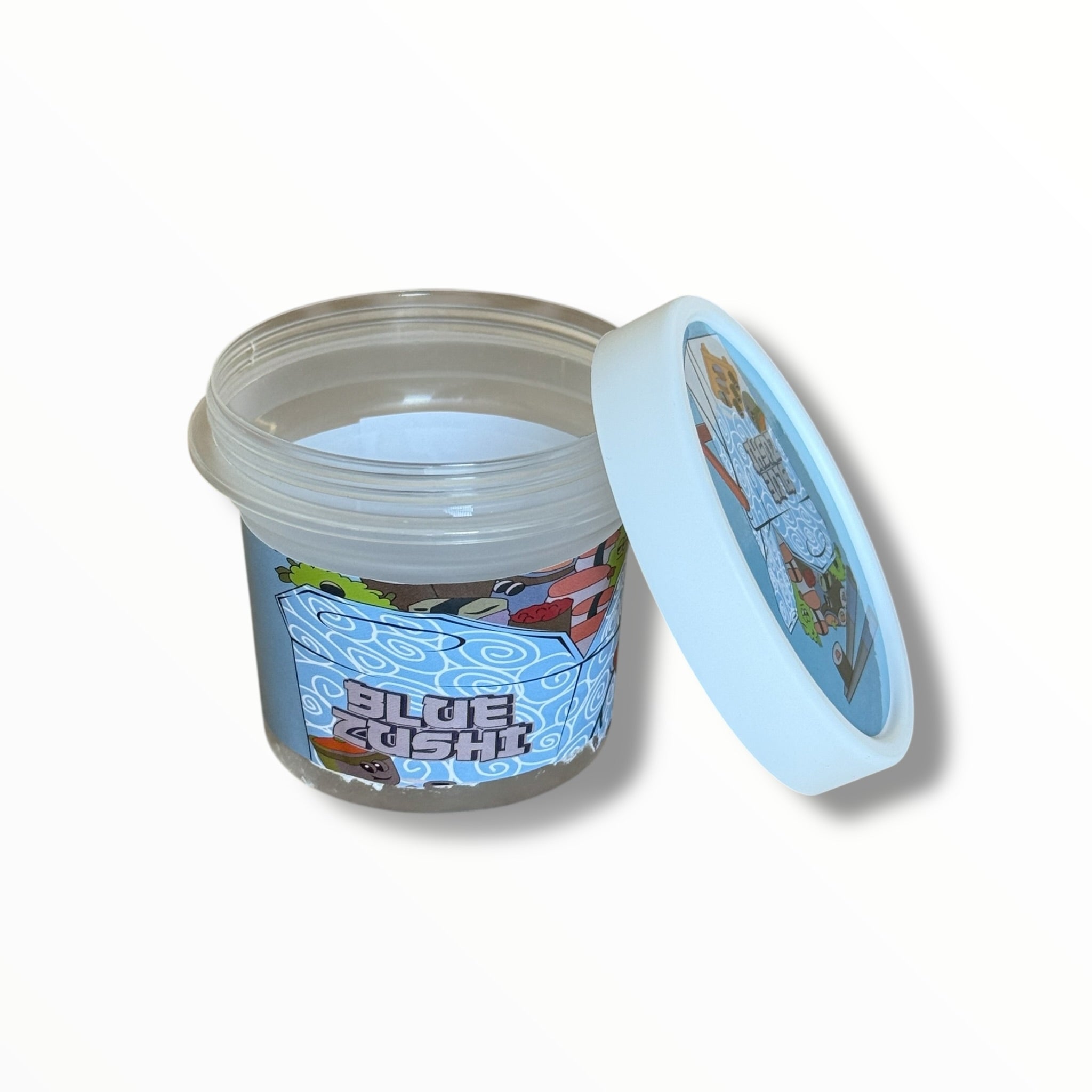 Ice Cream Style 3.5G Plastic Jars with Display Boxes – Packaging Only