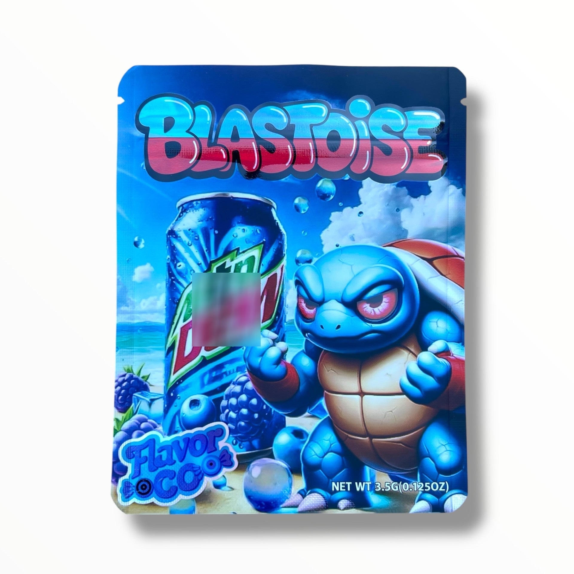 pokemon booster box blastoise Blastoise 3.5g Mylar Bag- Packaging Only Flavor Co