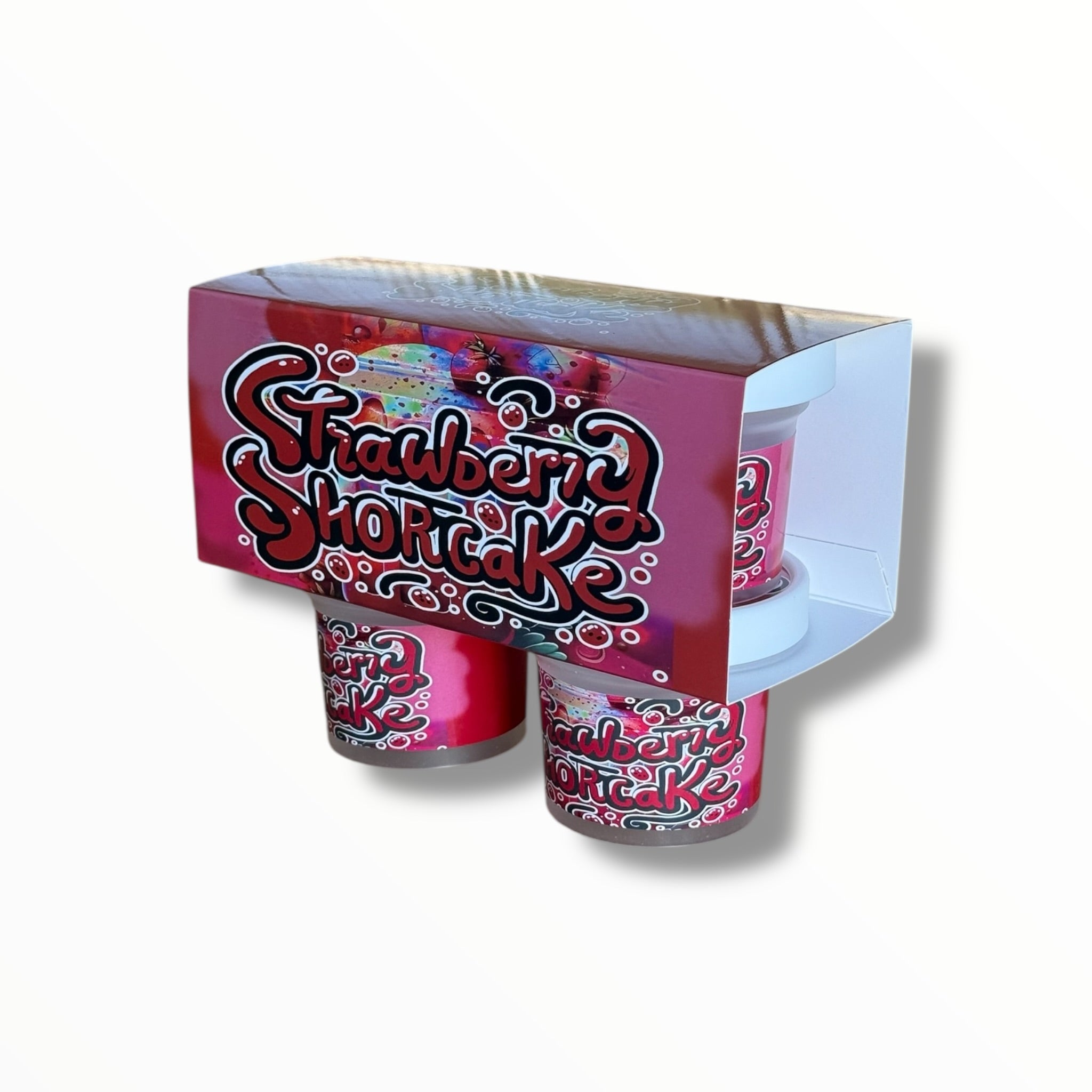 Ice Cream Style 3.5G Plastic Jars with Display Boxes – Packaging Only