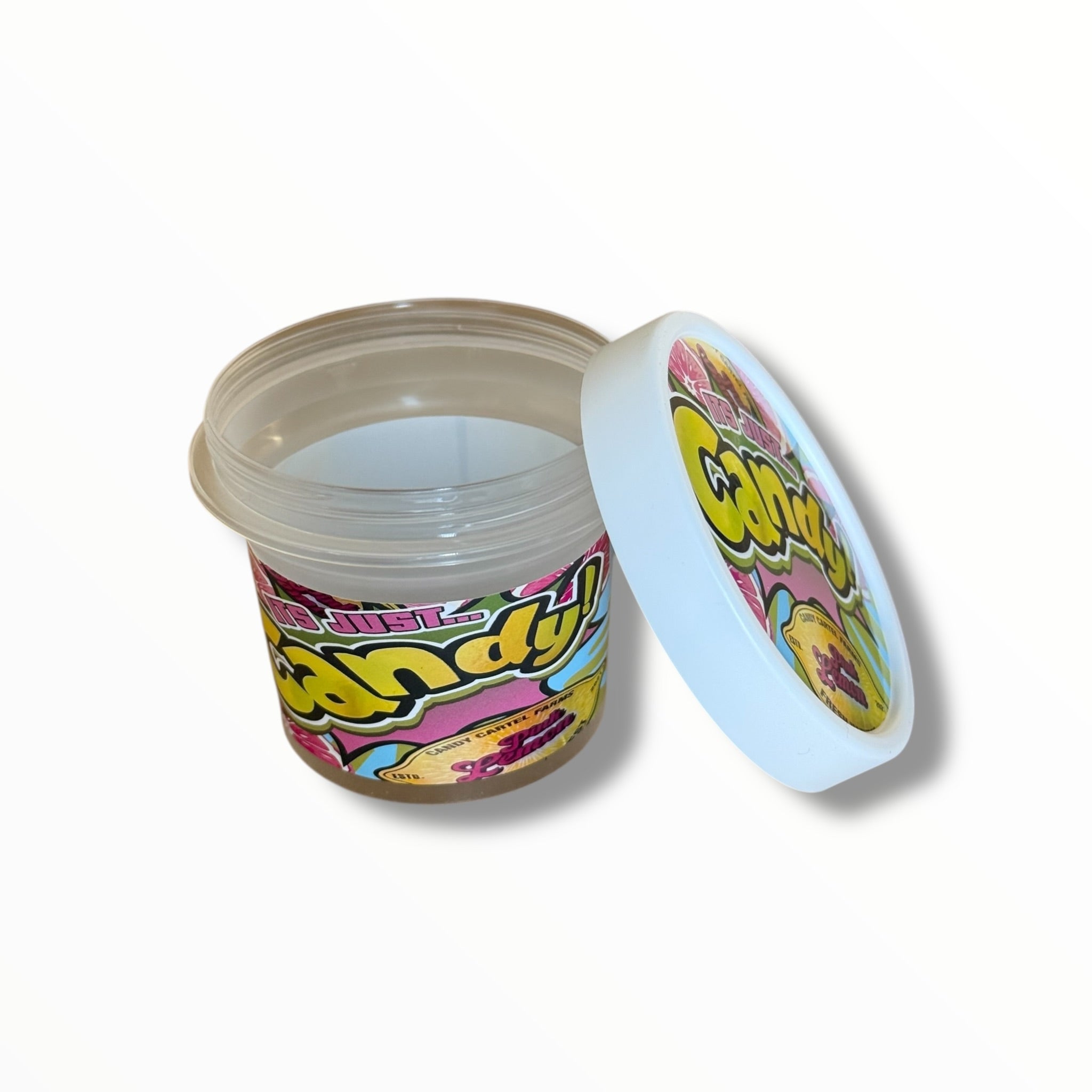 Ice Cream Style 3.5G Plastic Jars with Display Boxes – Packaging Only