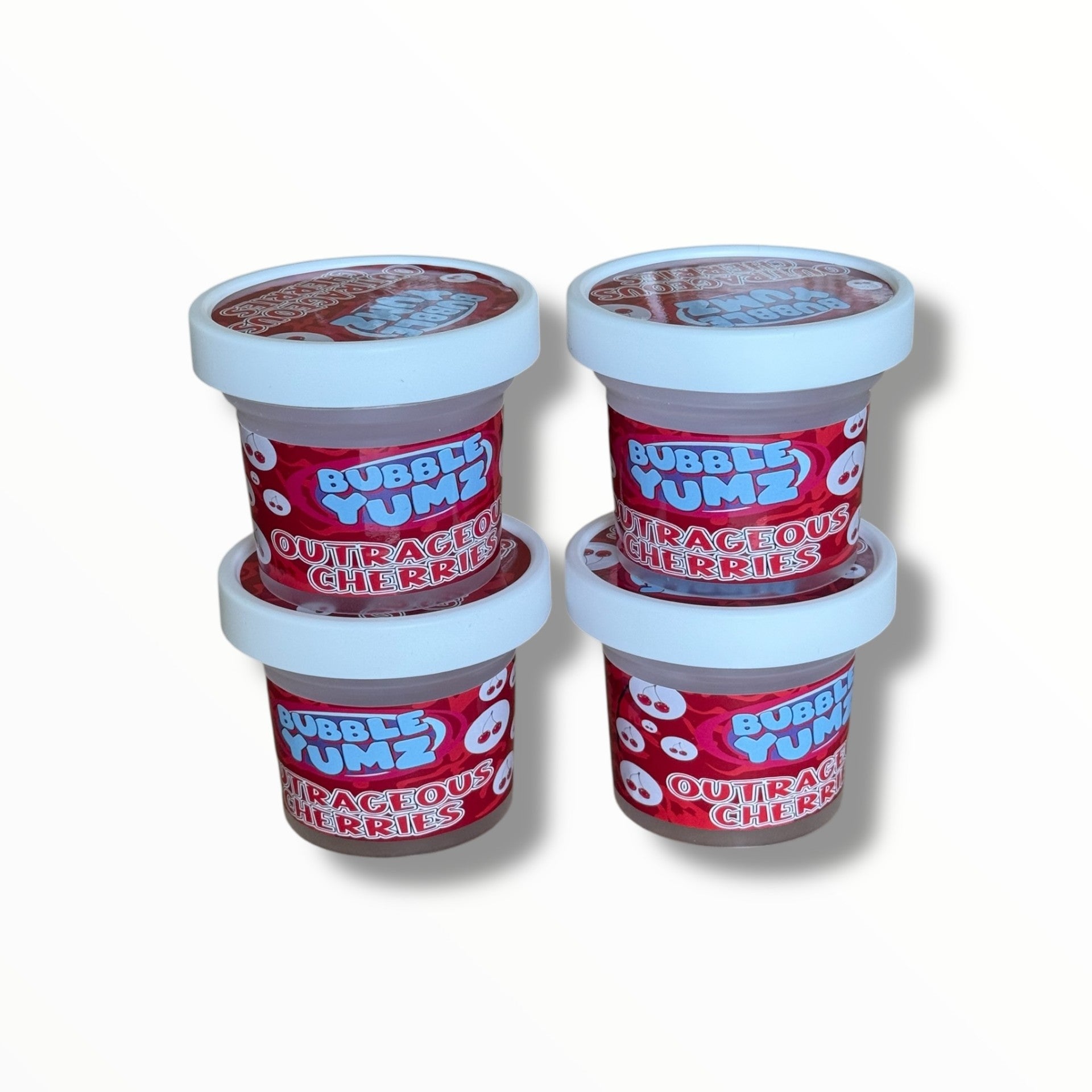 Ice Cream Style 3.5G Plastic Jars with Display Boxes – Packaging Only