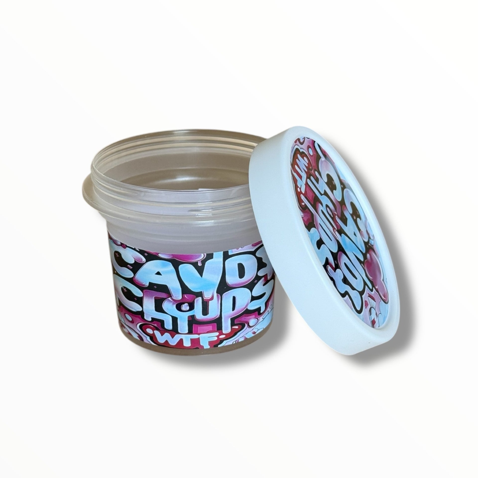 Ice Cream Style 3.5G Plastic Jars with Display Boxes – Packaging Only