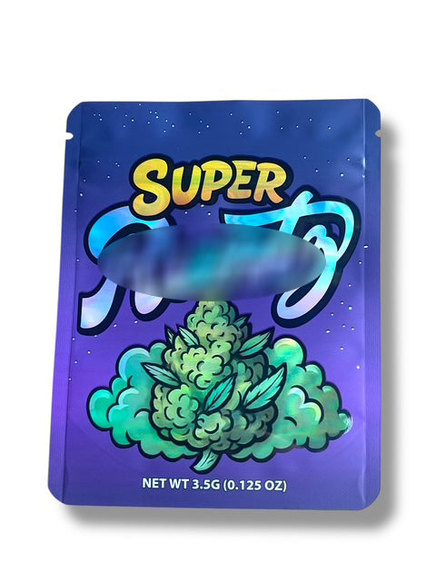 Super R 3.5g Mylar Bag- Packaging Only