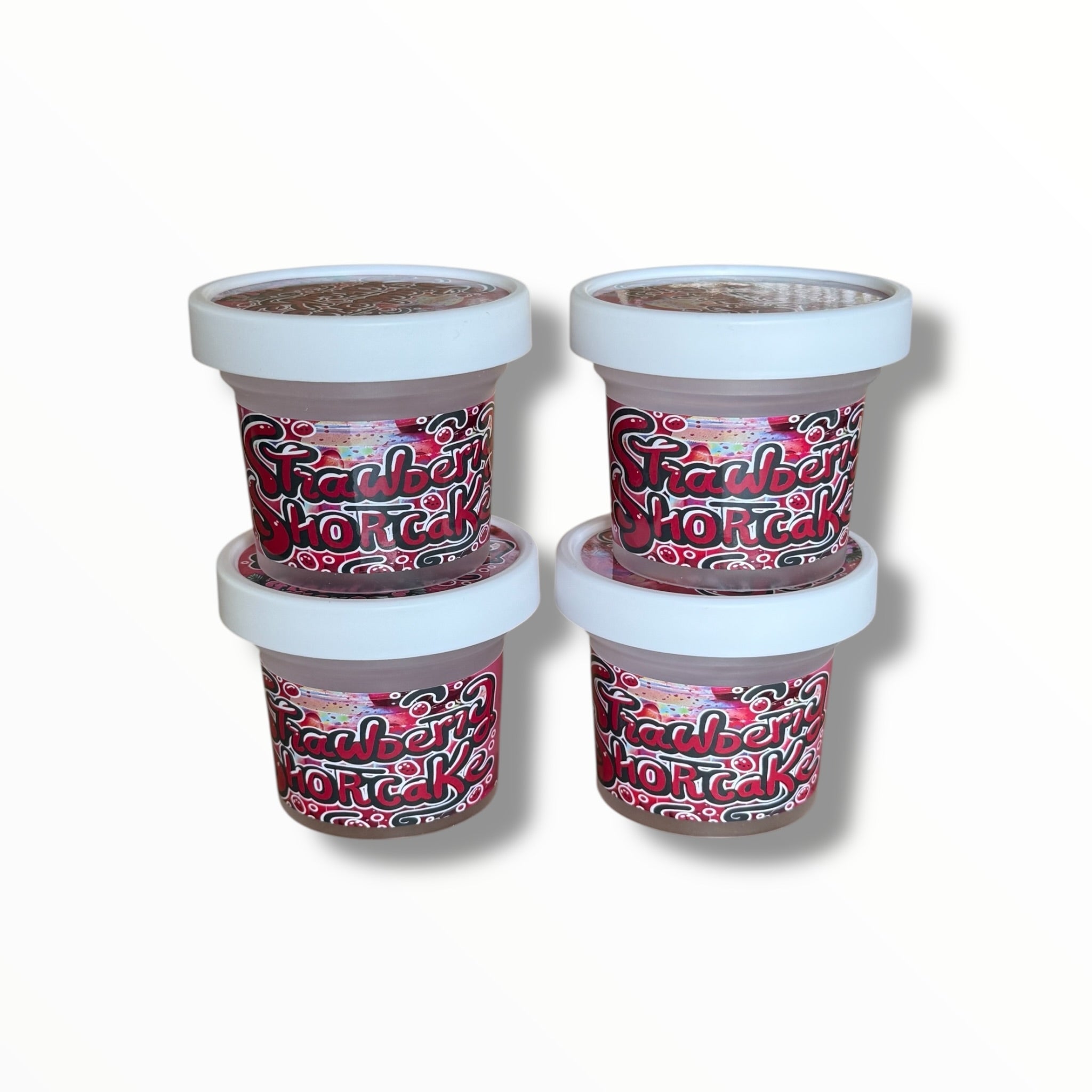 Ice Cream Style 3.5G Plastic Jars with Display Boxes – Packaging Only