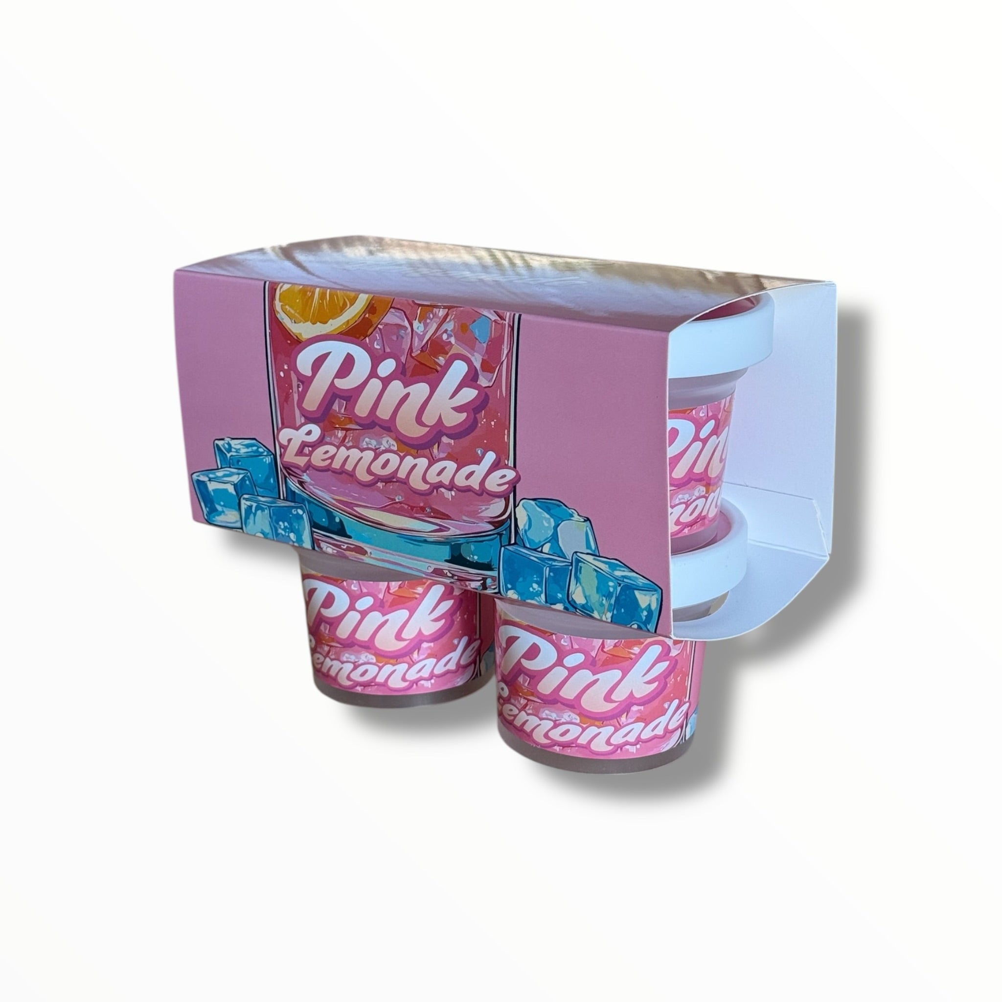 Ice Cream Style 3.5G Plastic Jars with Display Boxes – Packaging Only