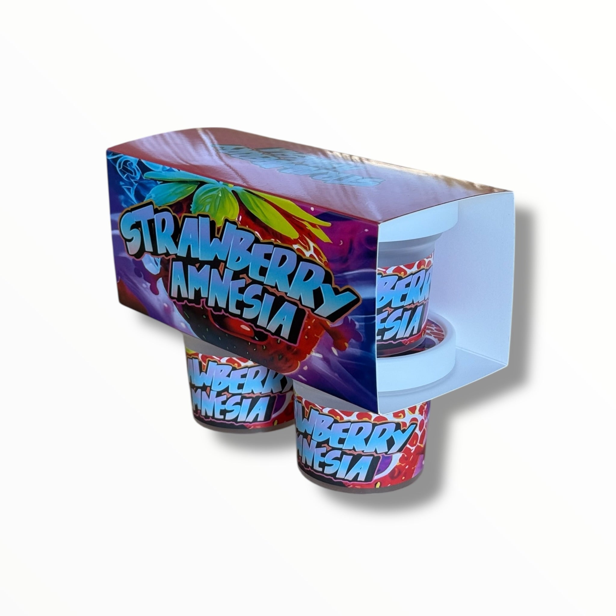 Ice Cream Style 3.5G Plastic Jars with Display Boxes – Packaging Only
