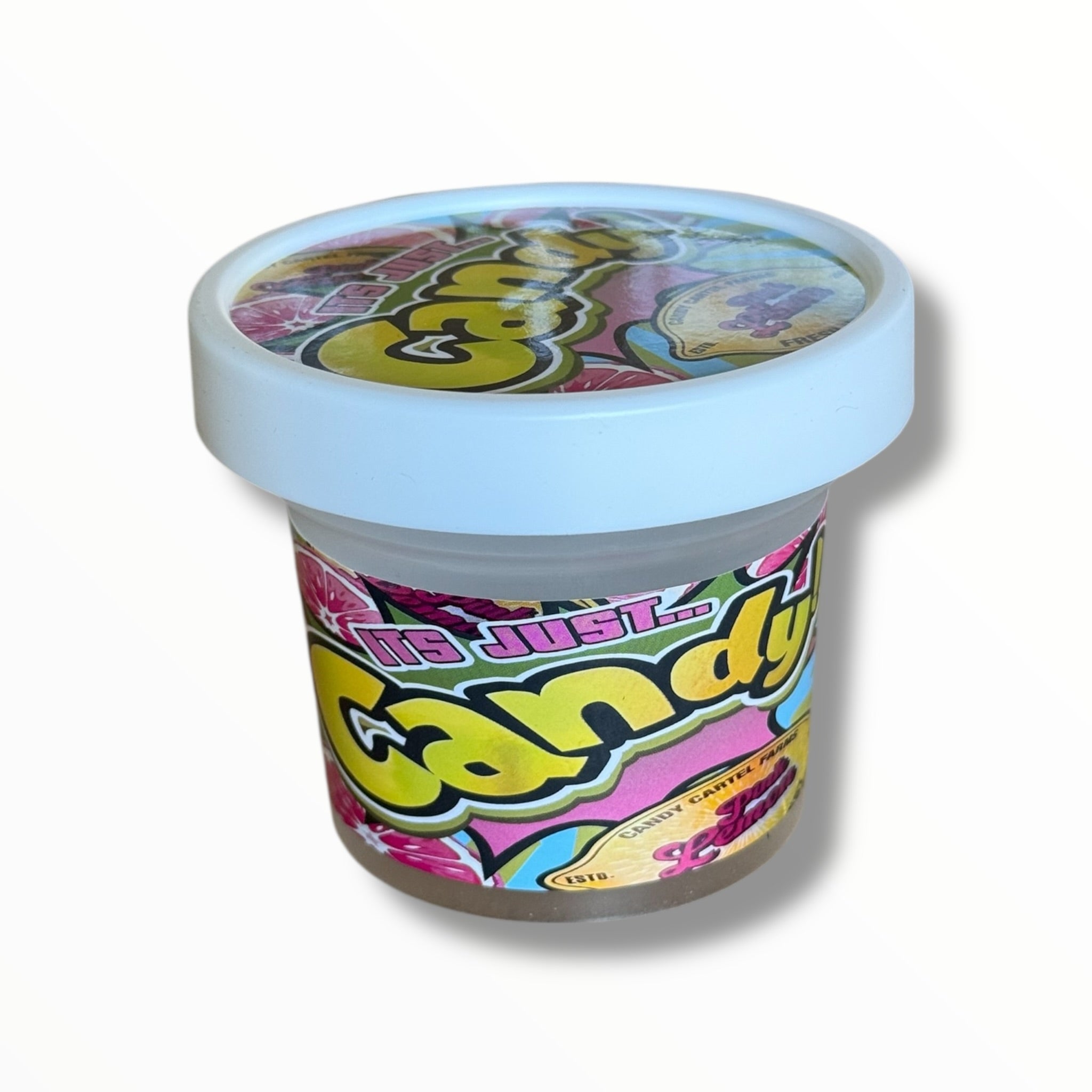 Ice Cream Style 3.5G Plastic Jars with Display Boxes – Packaging Only