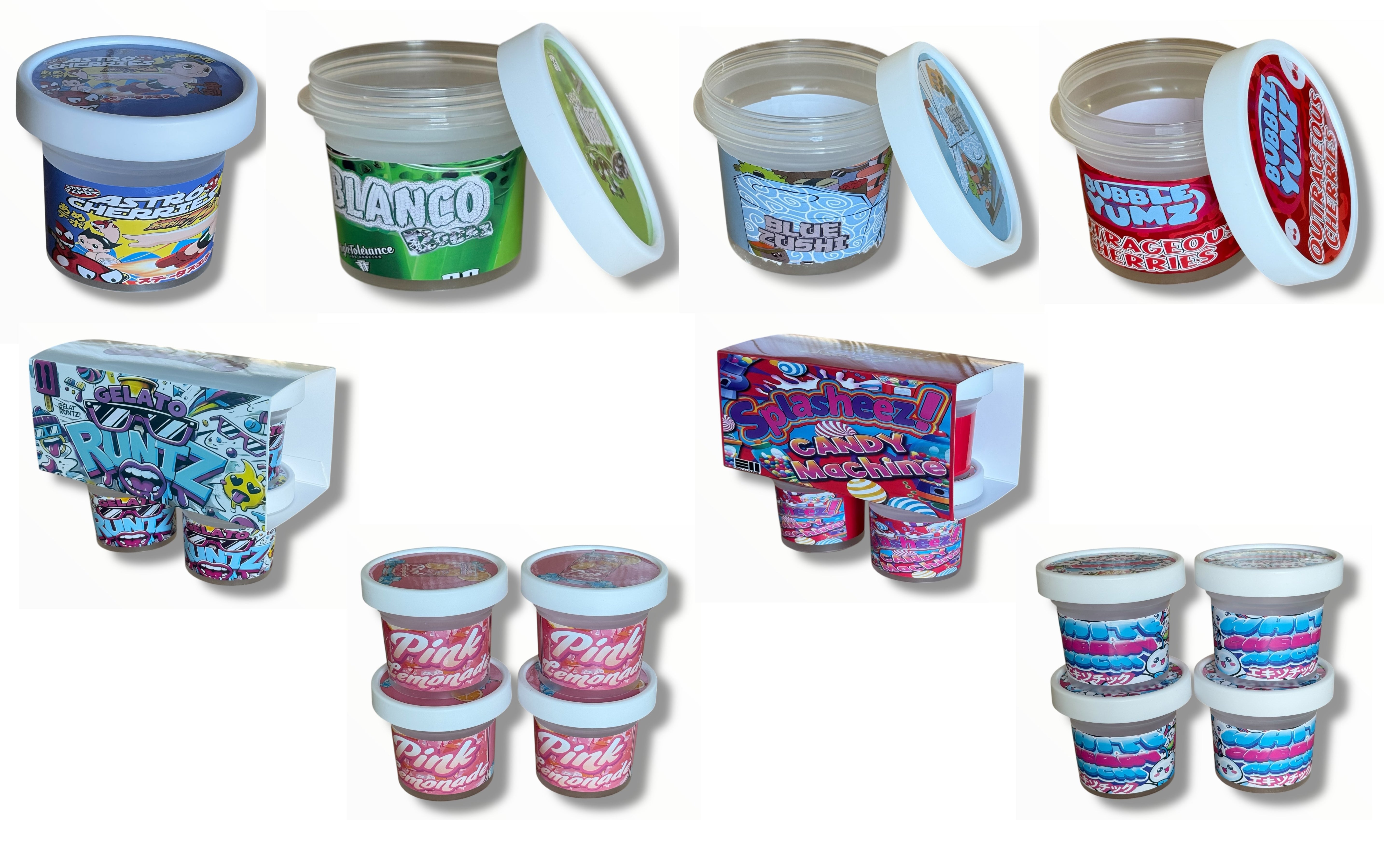 Ice Cream jar plastic container 3.5