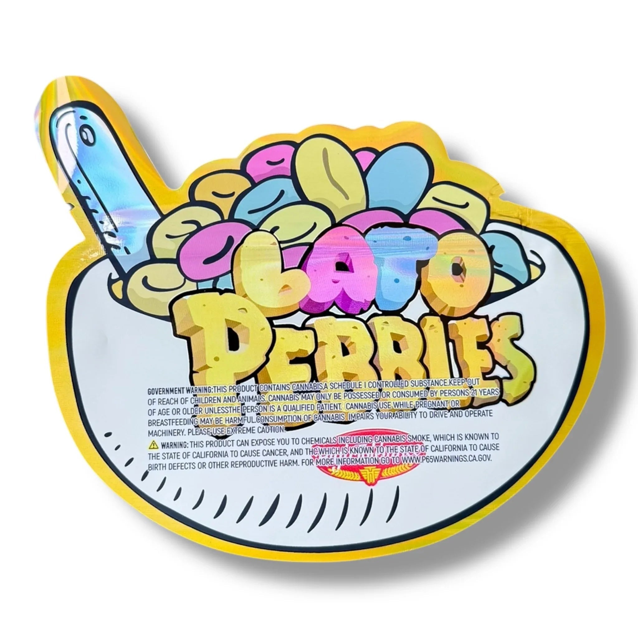 Kandy Depo Lato Mylar Bag 3.5g shape bag - Black Unicorn Hub