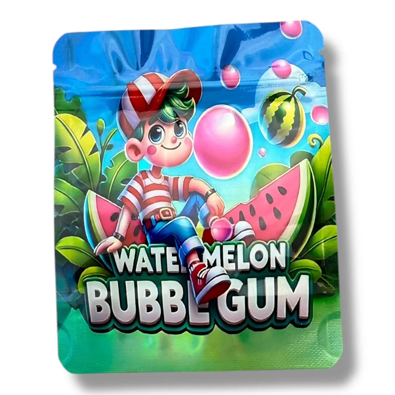 Watermelon Bubblegum Mylar Bags with Boxes 3.5g Box Packaging - Black Unicorn Hub