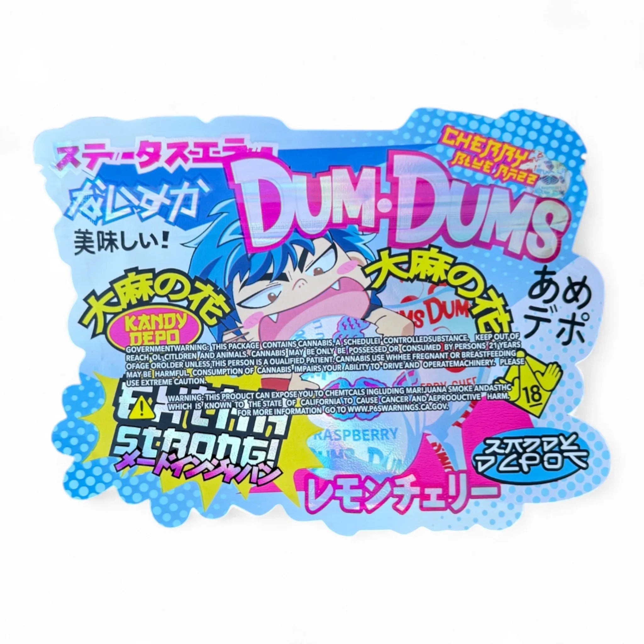 Dum Dums Extra Strong Mylar Bags with Boxes 3.5g Box Packaging Kandy Depo - Black Unicorn Hub
